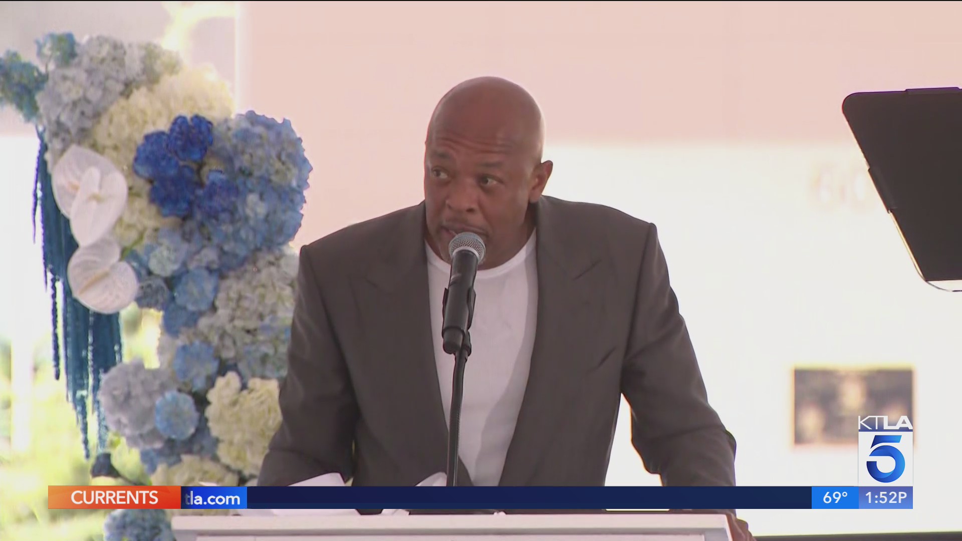 Dr. Dre cuts ribbon on new Compton High School – KTLA