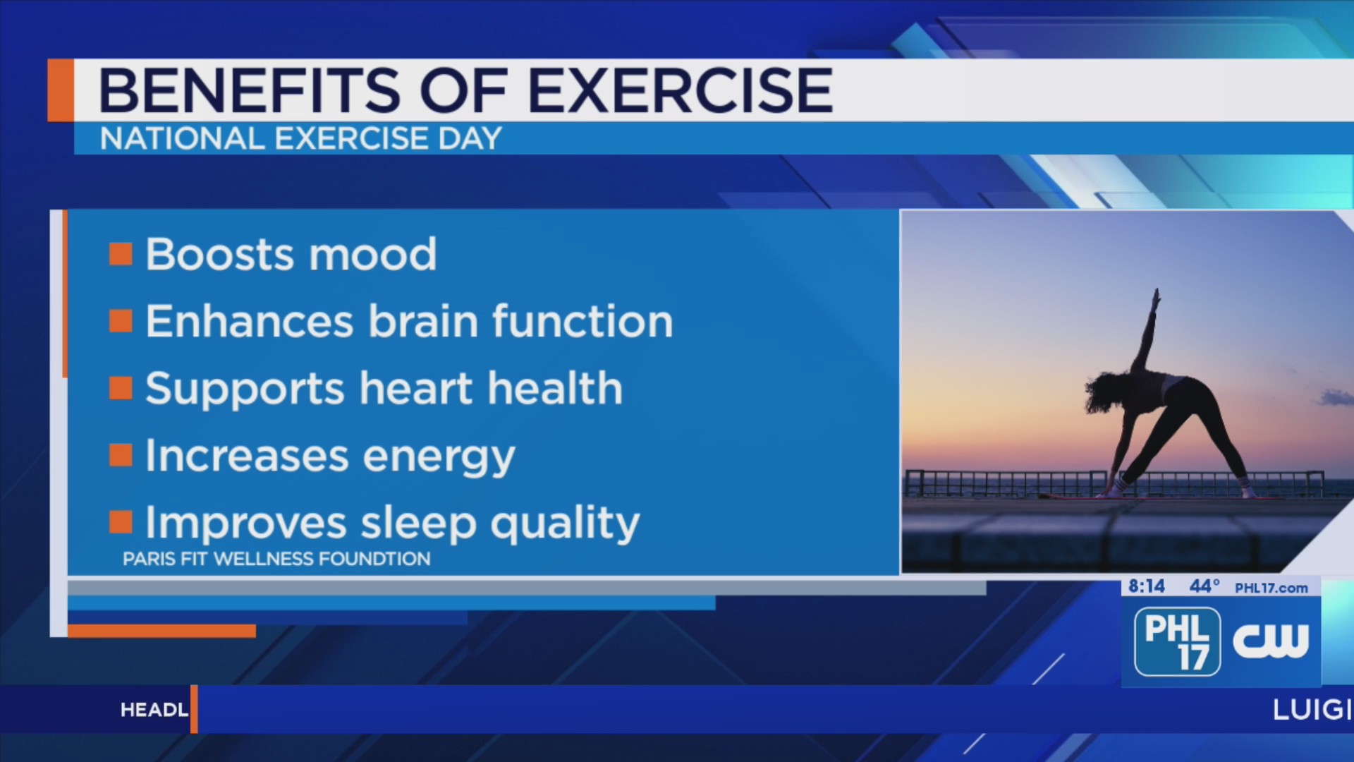 National Exercise Day: Benefits of exercising – PHL17.com