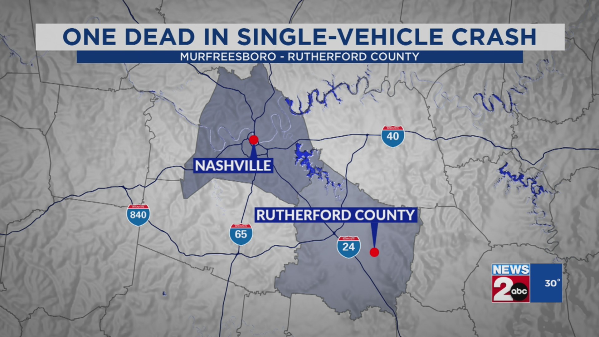 Man dead after crash along Franklin Road in Murfreesboro – WKRN News 2