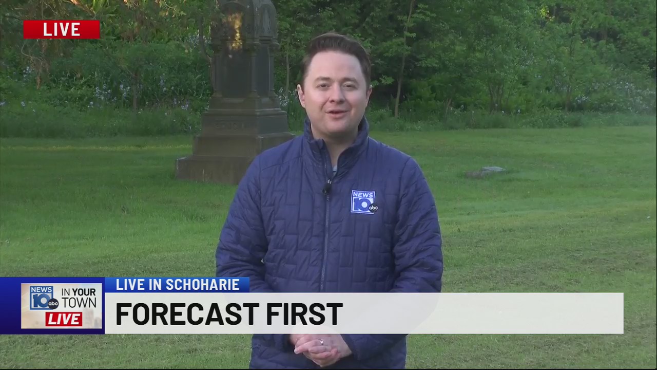 Morning forecast live from Schoharie with Meteorologist Matt Mackie NEWS10 ABC
