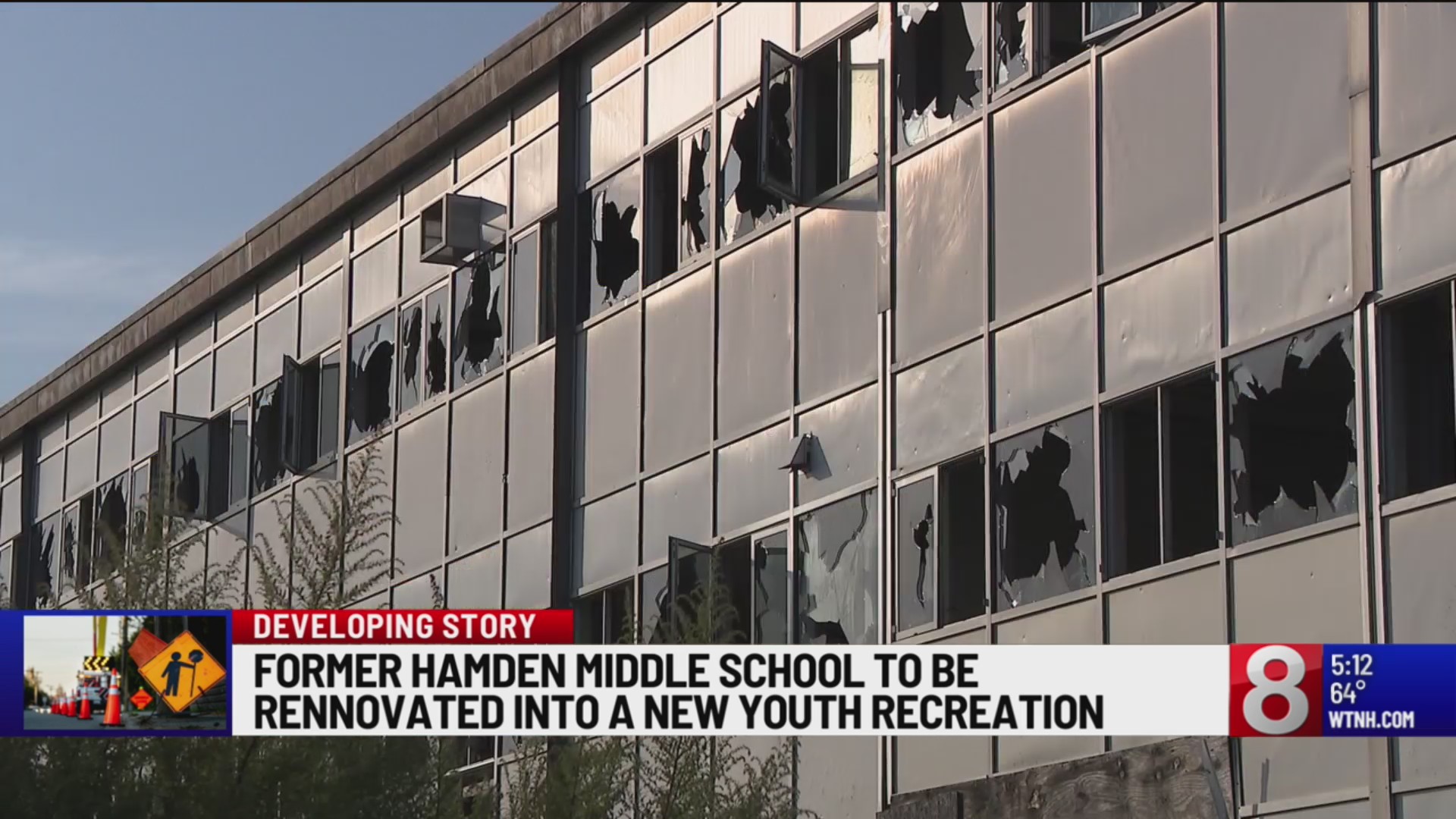 Abandoned Hamden middle school to be transformed into youth recreation