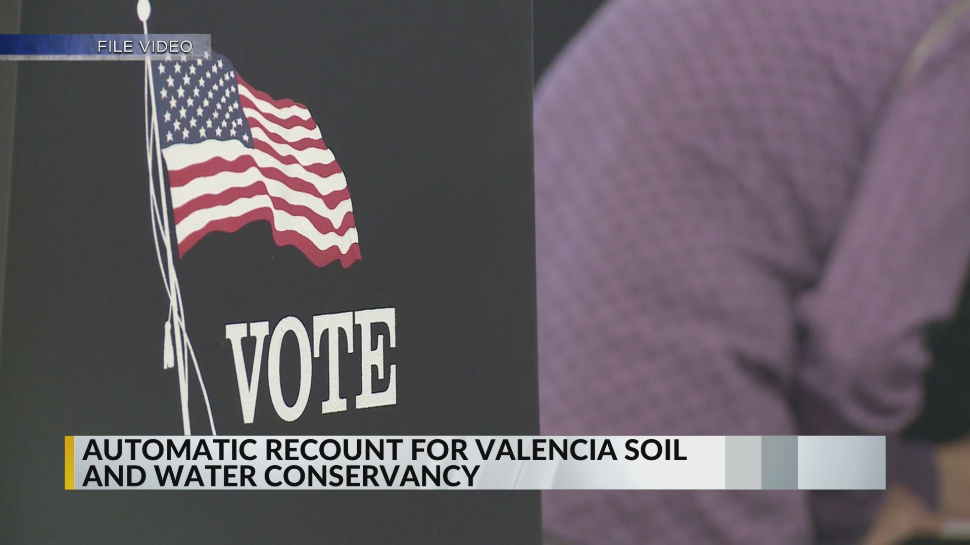 Automatic recount set to decide Valencia Soil and Water Conservancy