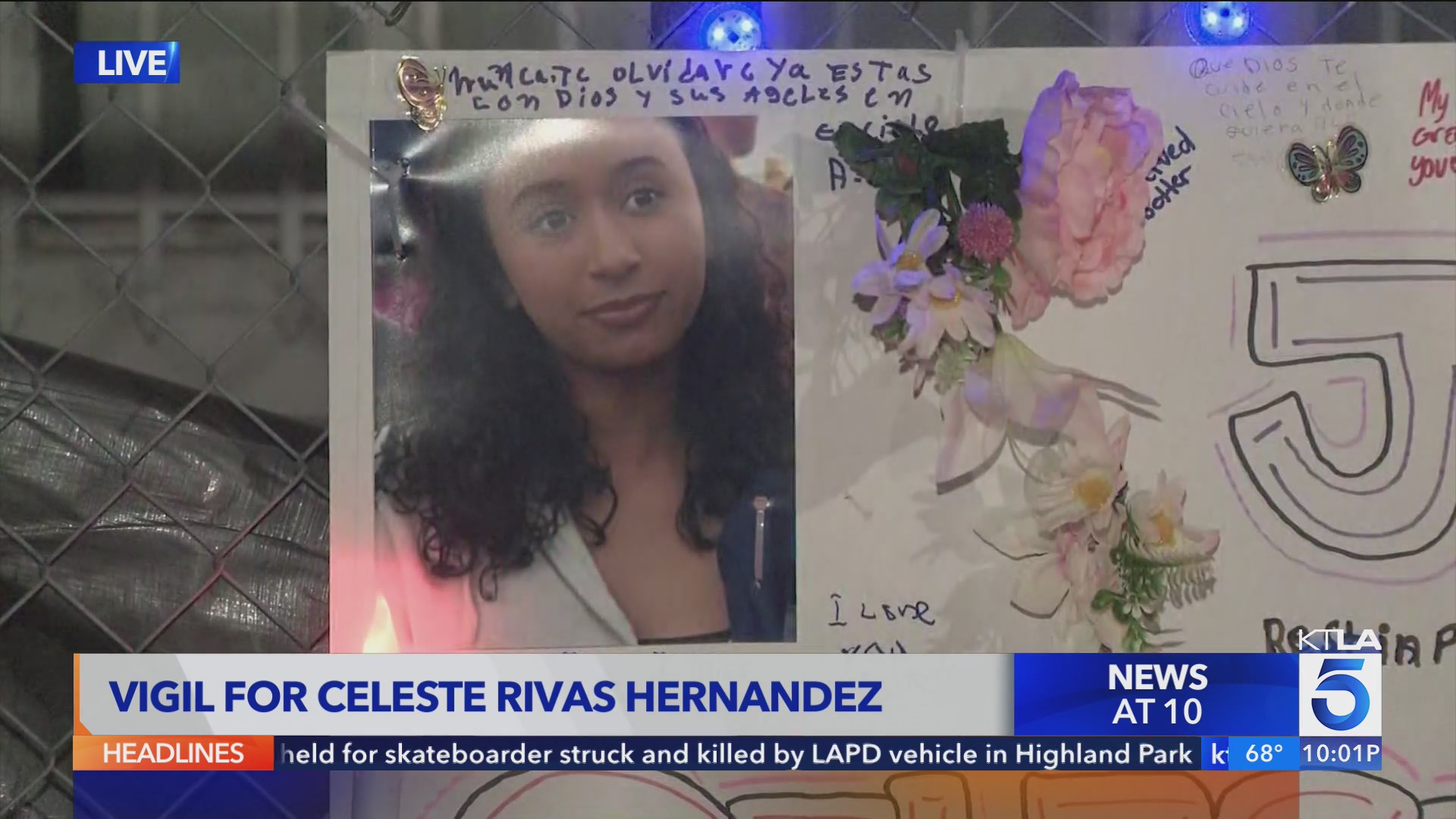 Vigil held for Celeste Rivas Hernandez – KTLA