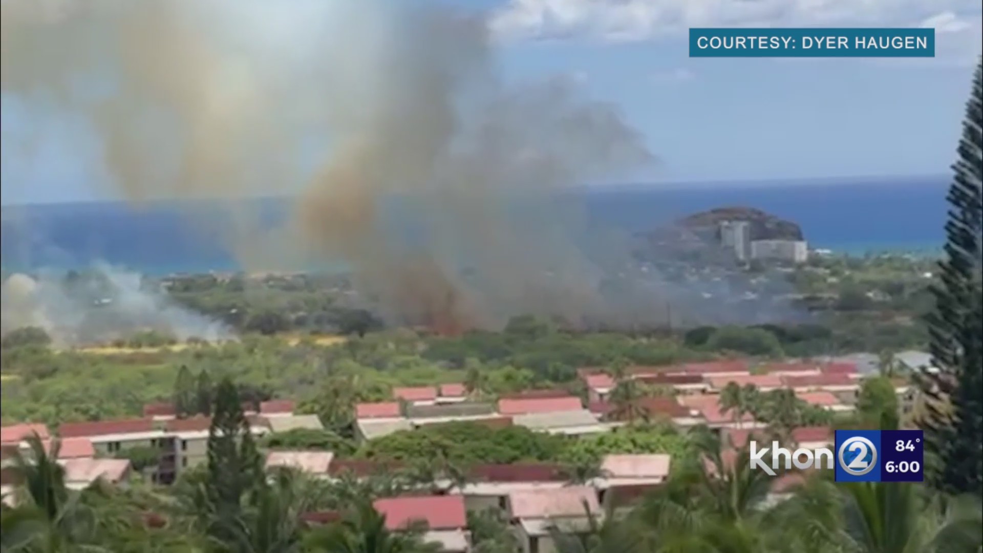 Makaha fire sends smoke billowing into valley – KHON2