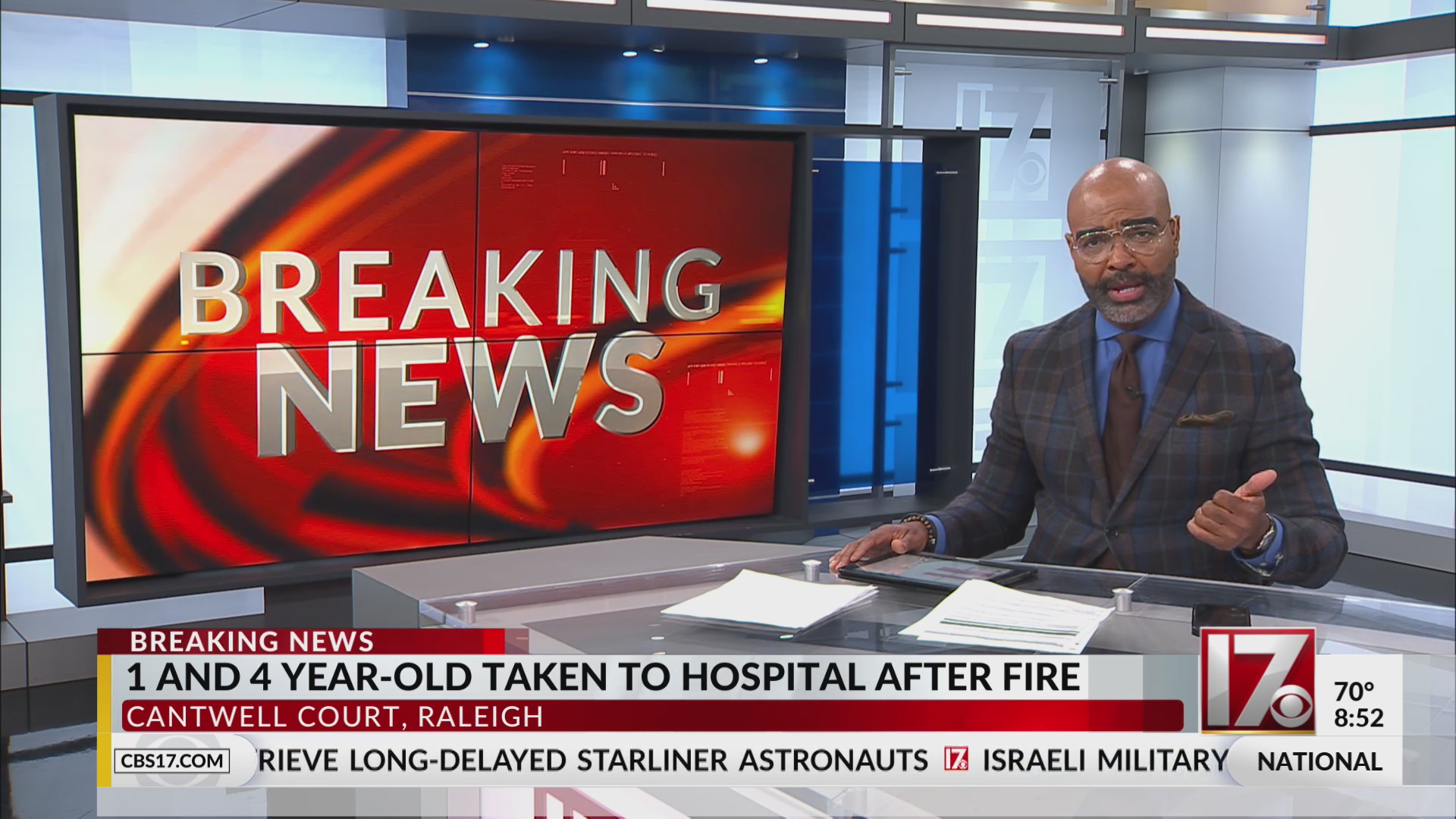 Toddler, 4yearold child taken to hospital after kitchen fire at