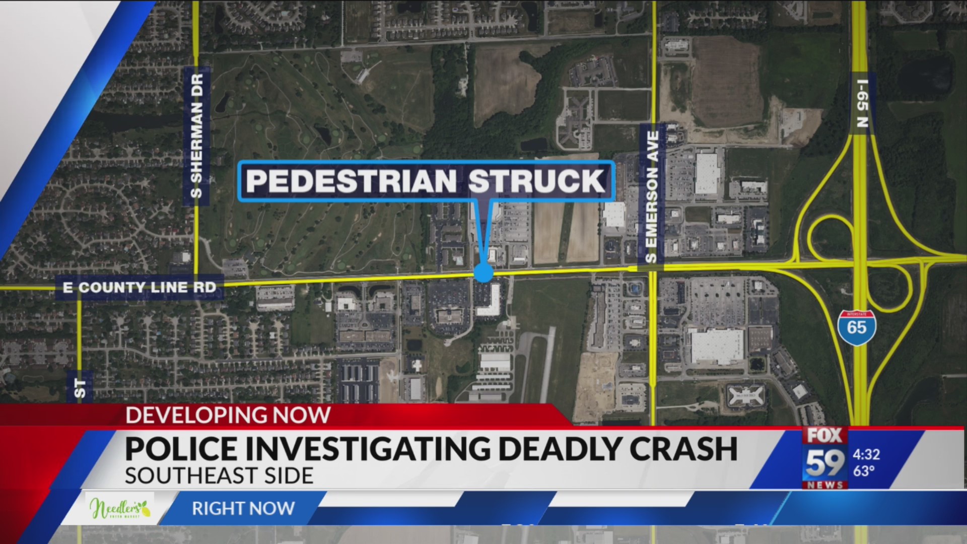 Man dies after being struck by vehicle on Indy’s south side – Fox 59