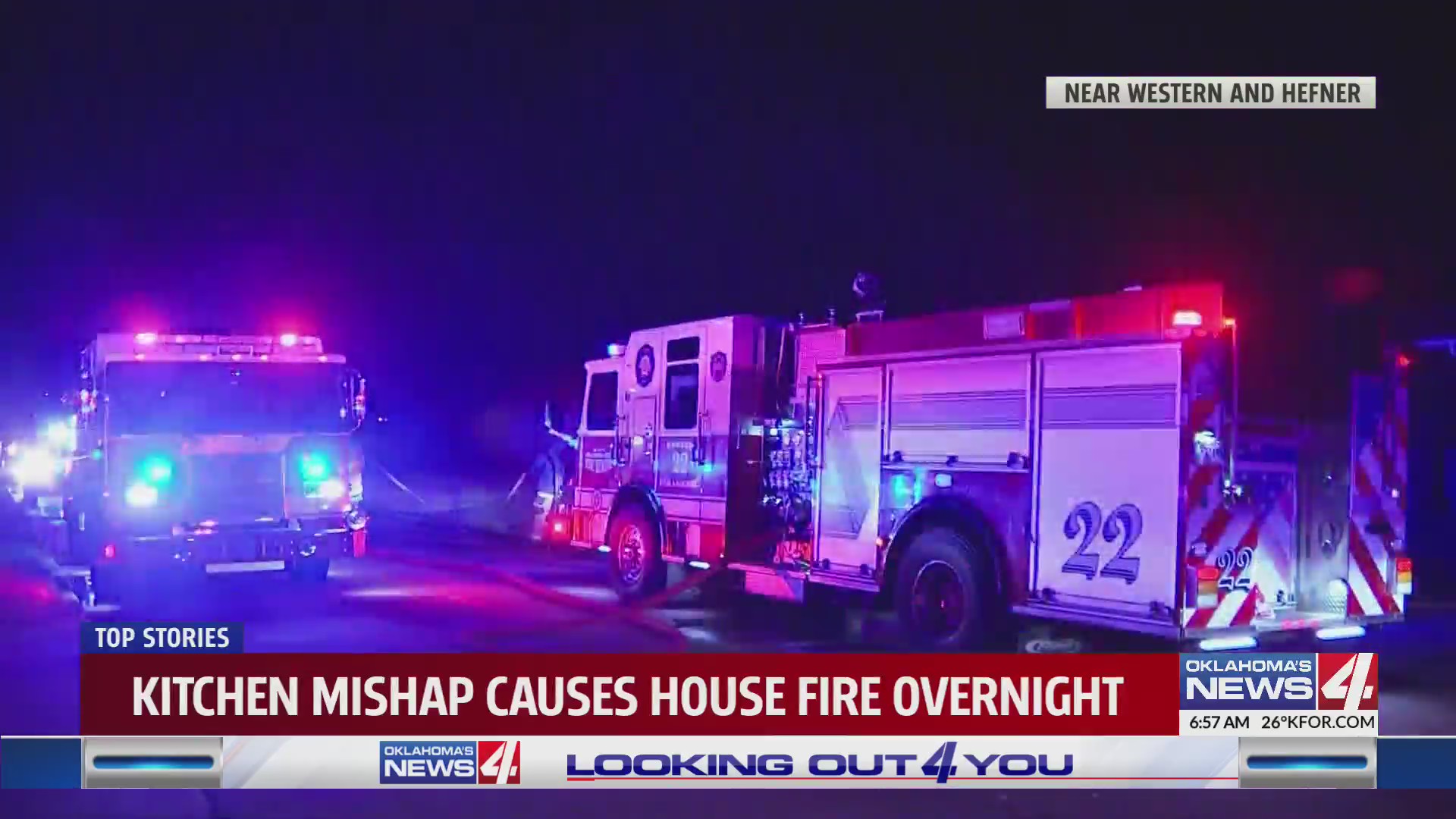 Fire crews knock down house fire in NW Oklahoma City – KFOR.com ...