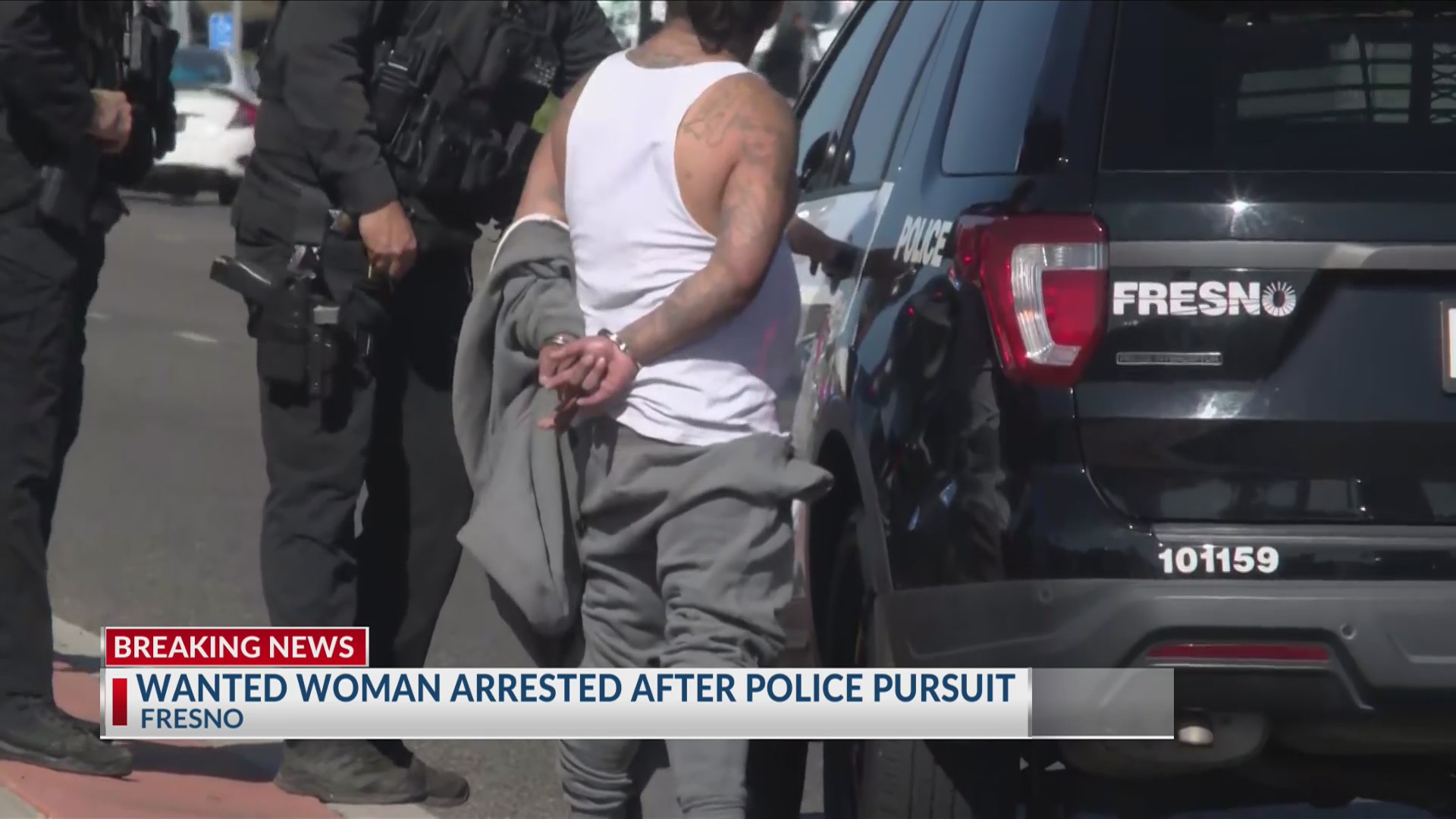 Police crash into wanted suspect vehicle on busy Fresno road – CBS47 ...