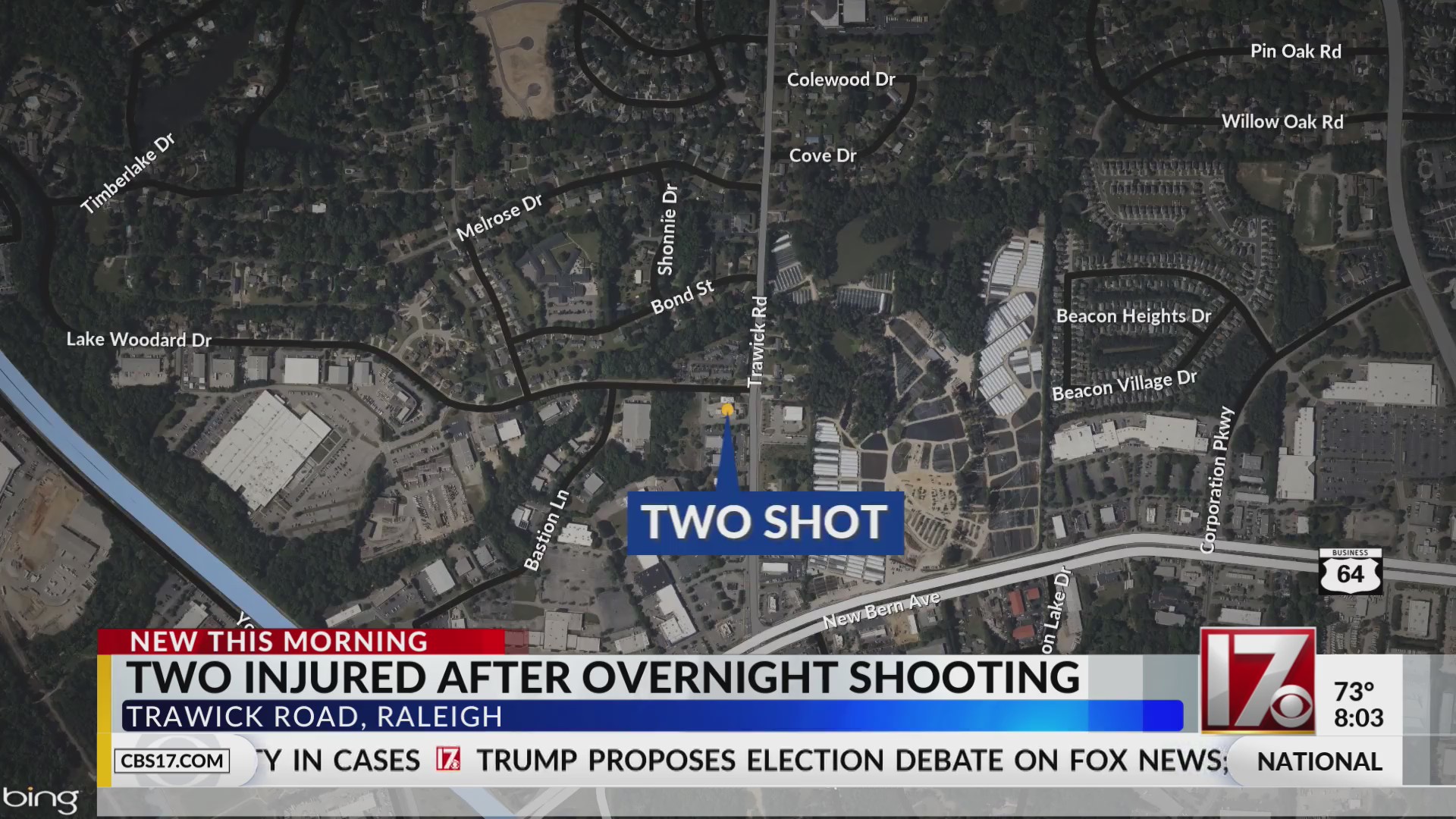 2 men injured after shooting on Trawick Road in Raleigh, police say ...