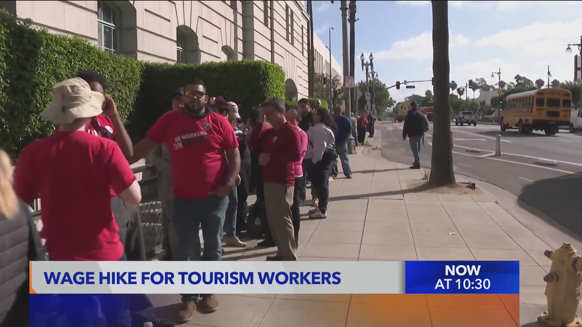 Wage hike for L.A. tourism workers – KTLA