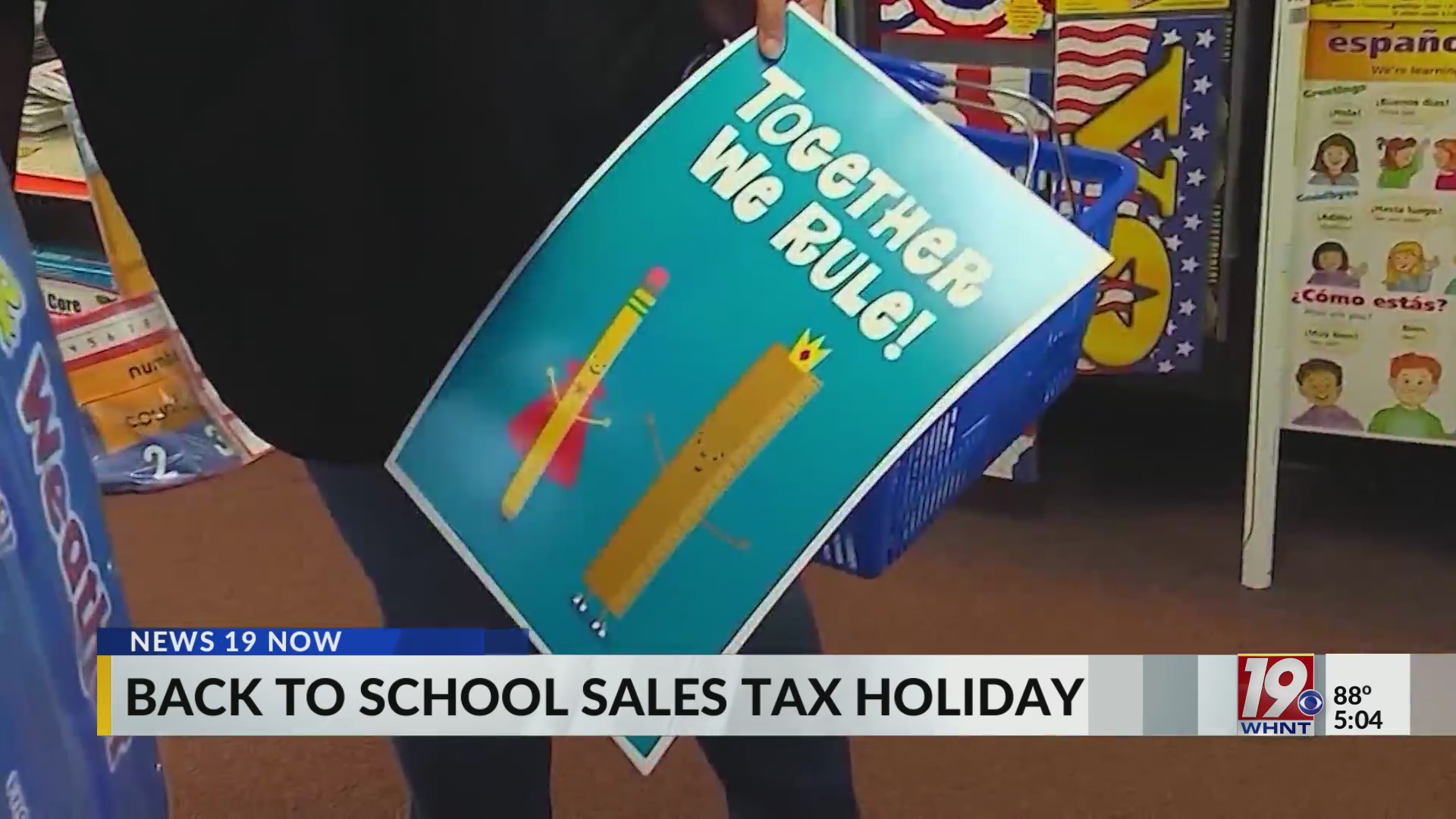 Back to School Sales Tax Holiday | July 18, 2025 | News 19 at 5:00 ...