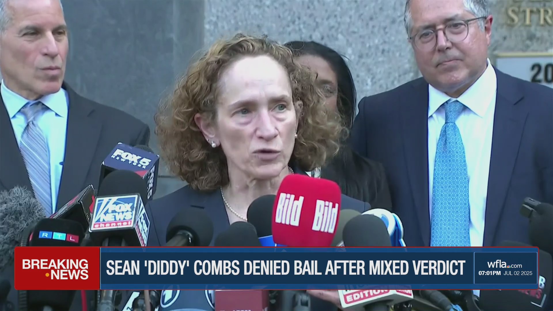 Diddy defense team speaks after bond denial – WFLA