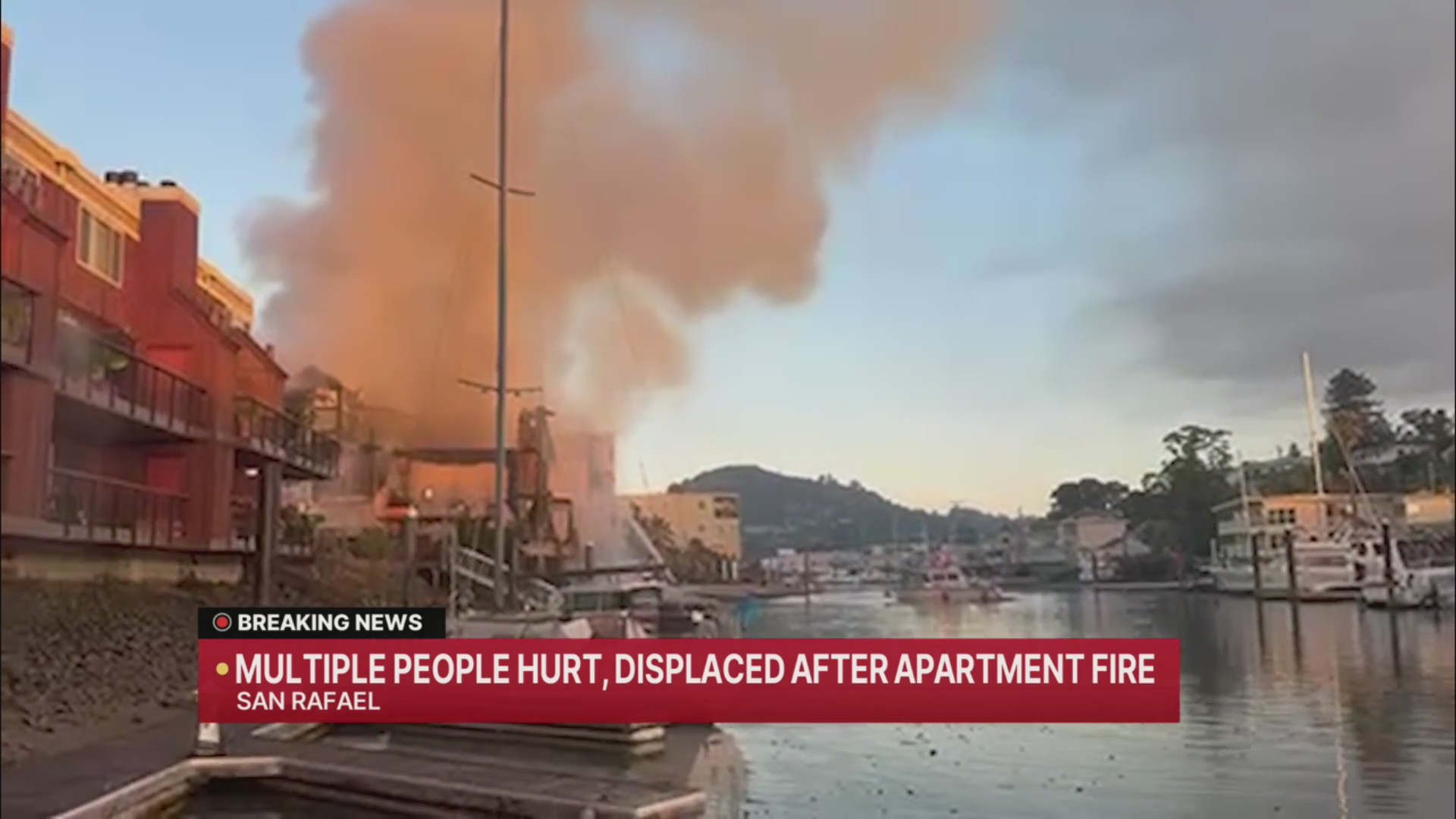 Update: Around 12 injured in San Rafael apartment fire, police say – KRON4
