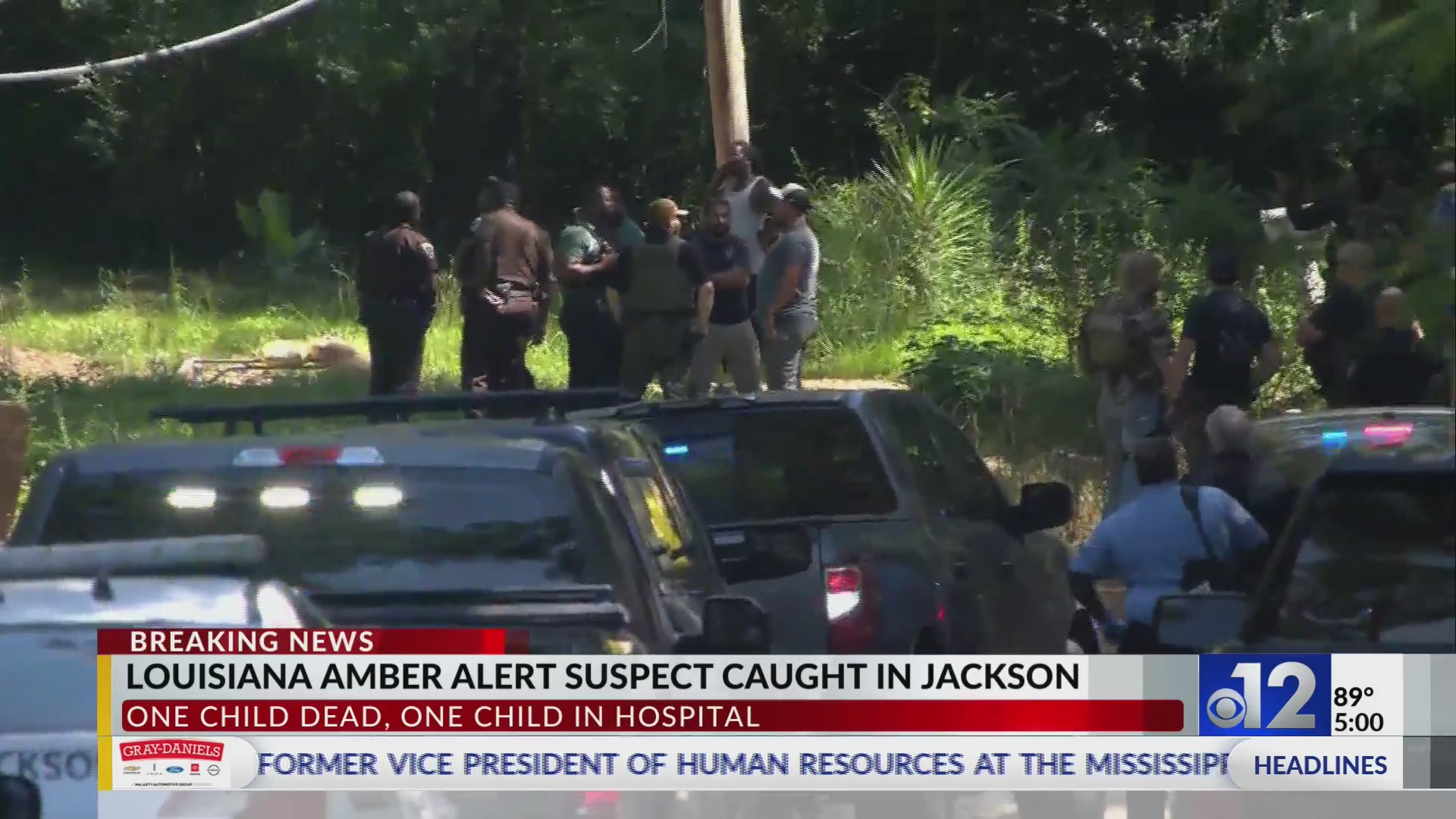 1 child dead, 1 alive after Louisiana Amber Alert suspect captured in