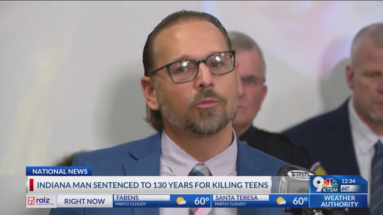 Indiana man sentenced to 130 years for killing teens – KTSM 9 News