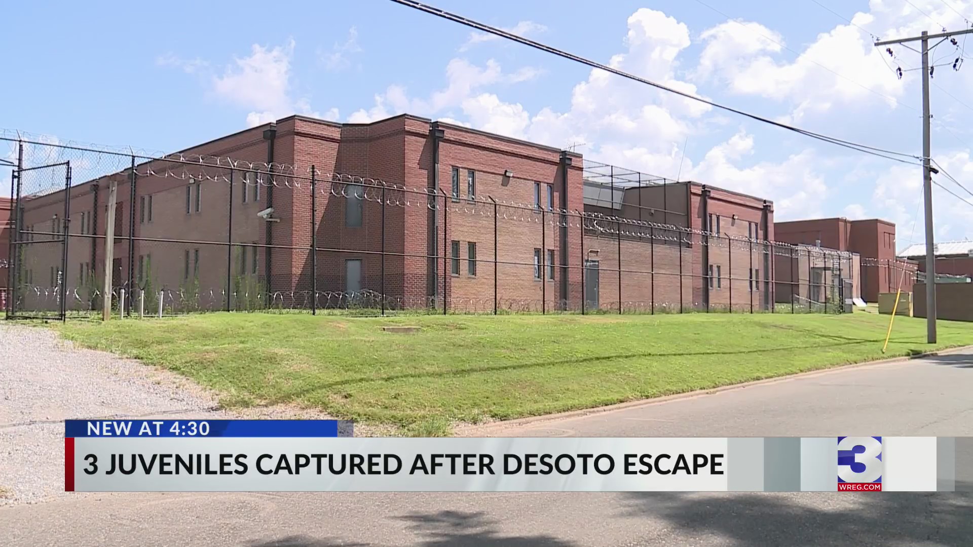 Three juveniles captured after escaping MS juvenile detention center ...