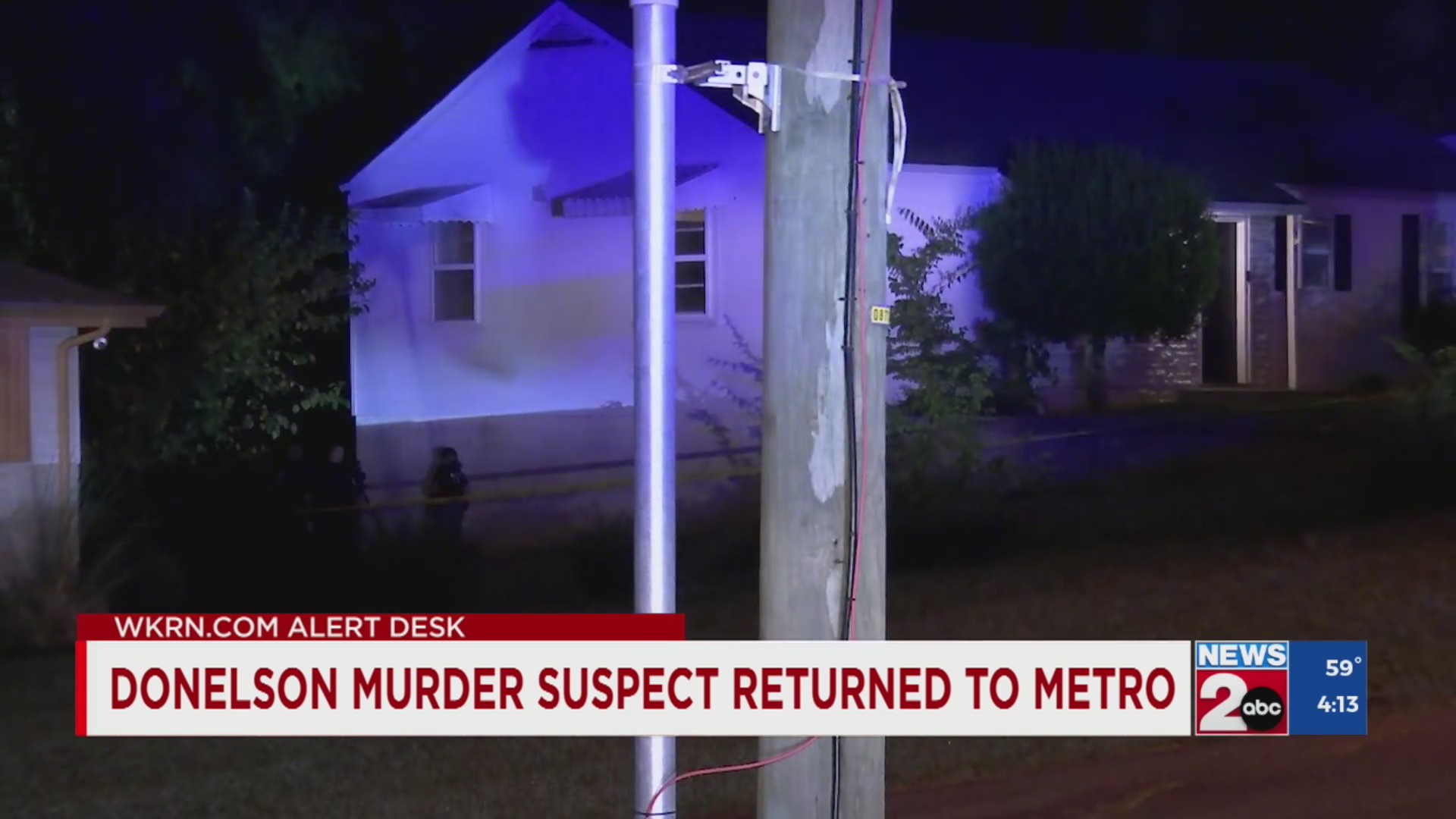 Donelson murder suspect returned to Nashville – WKRN News 2