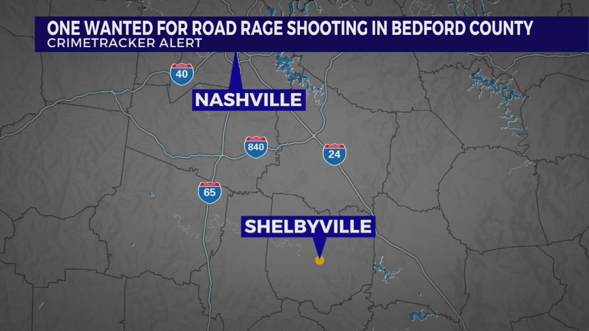 Suspect wanted after road rage shooting in Bedford County – WKRN News 2