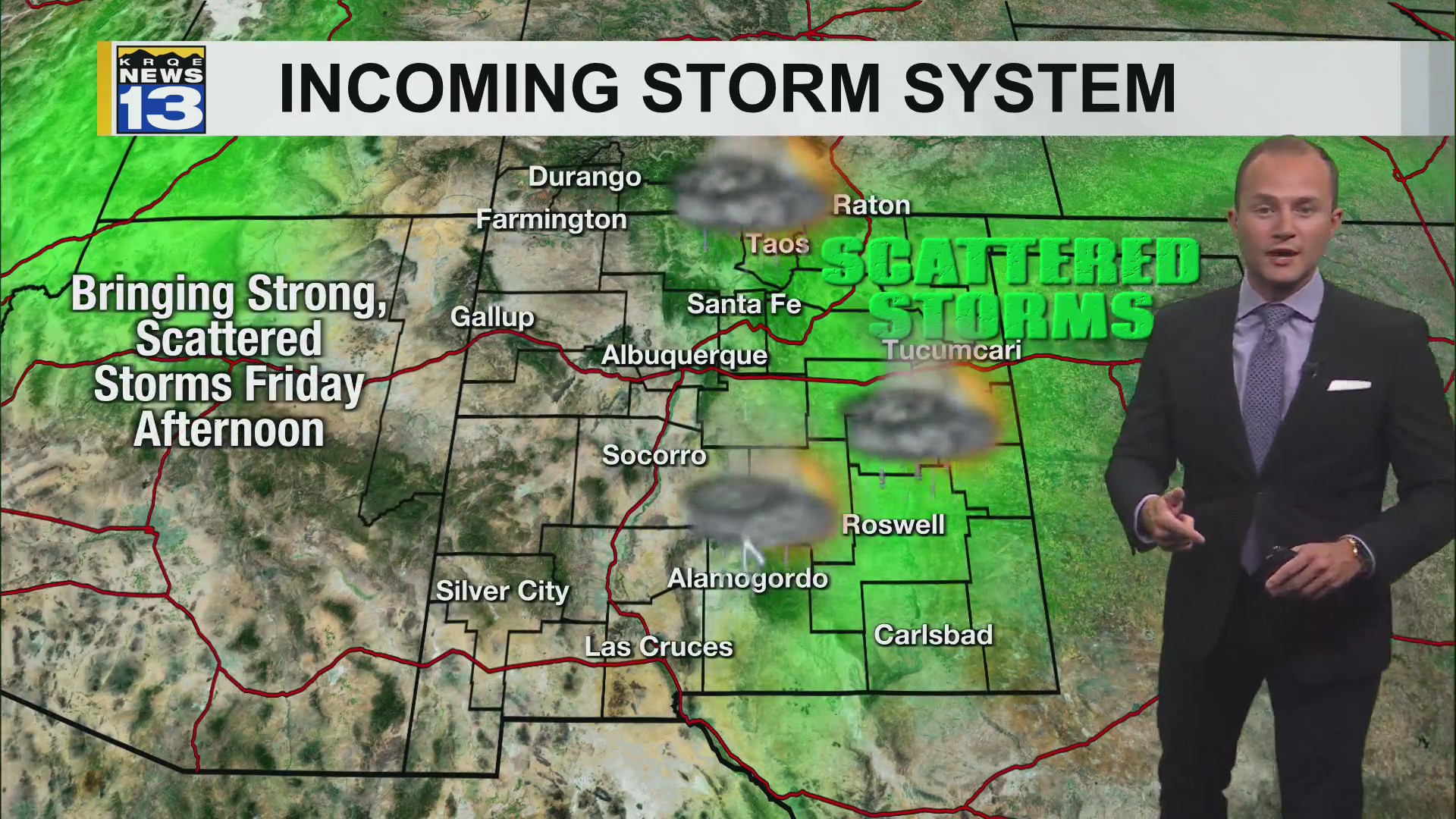 Storms return to parts of New Mexico Friday – KRQE NEWS 13 – Breaking ...