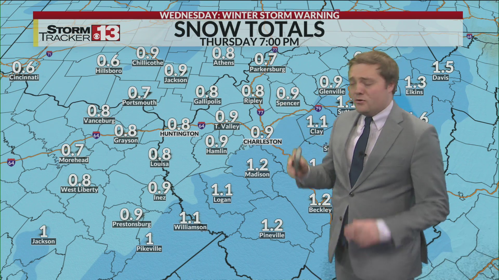 1-2 inches of snow expected overnight – WOWK 13 News