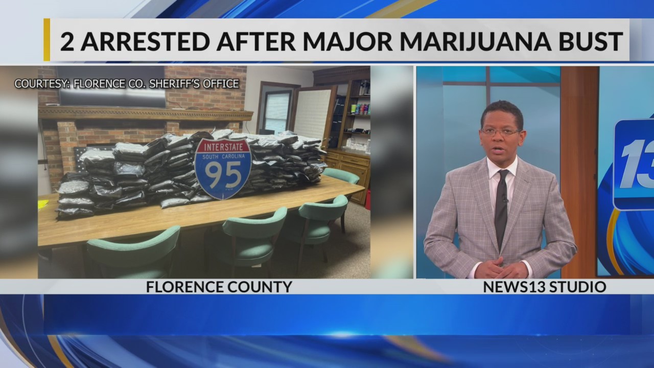 Florence County deputies seize 100-plus pounds of marijuana, arrest 2 ...