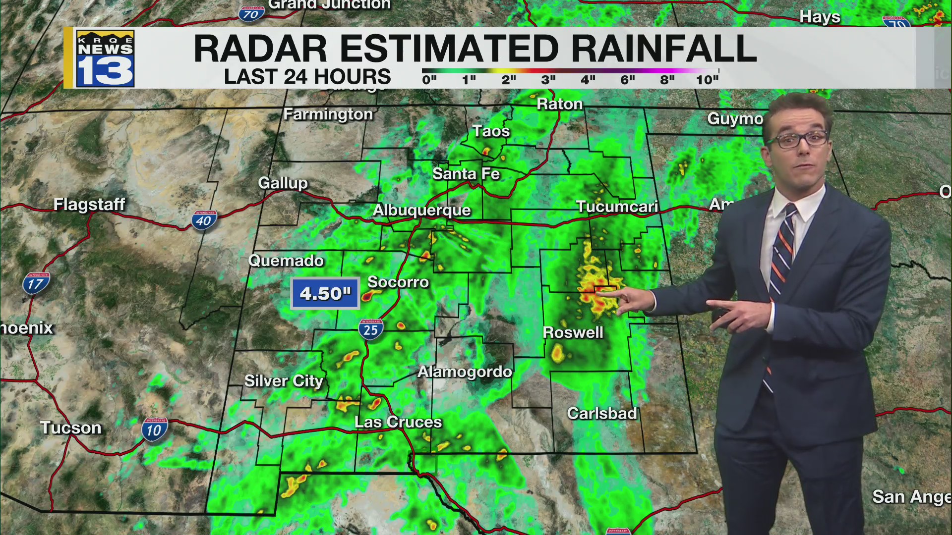Monsoon storms with mild & breezy conditions – KRQE NEWS 13 – Breaking ...