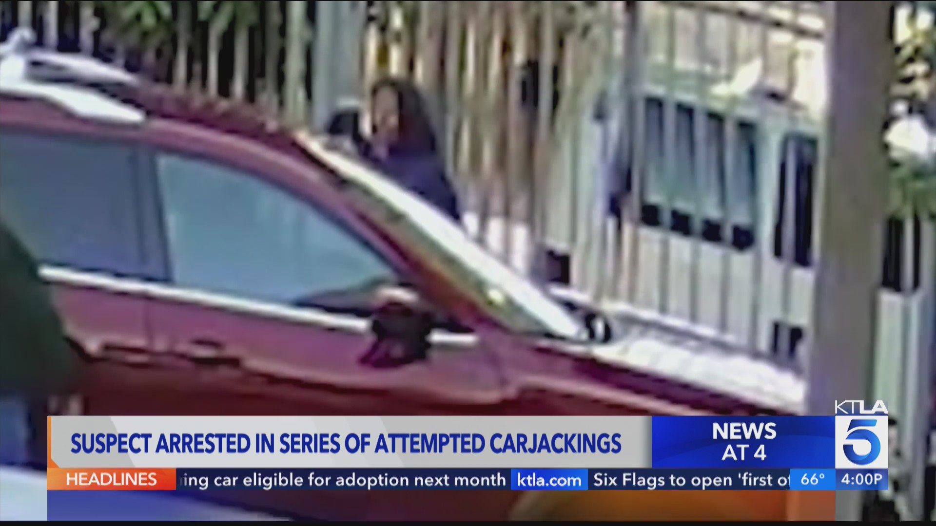 Serial carjacking suspect in L.A. taken into custody – KTLA