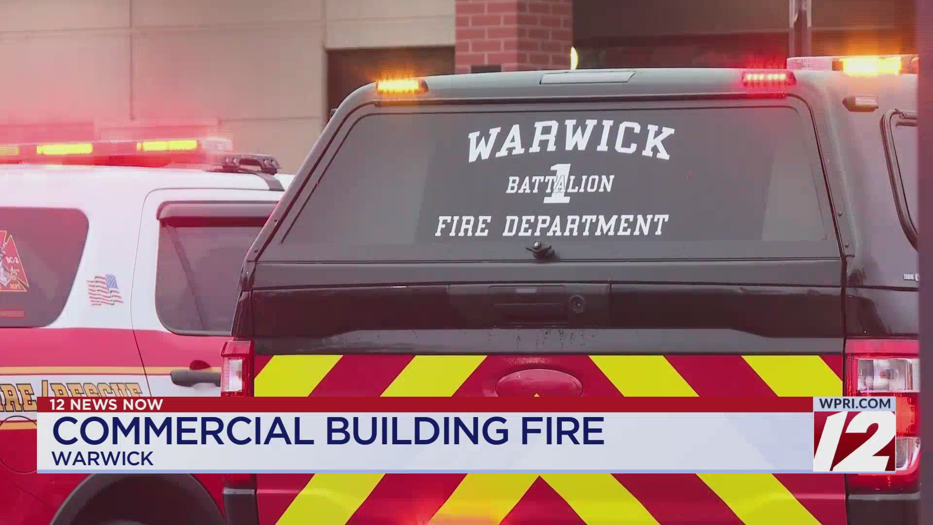 Crews knock down fire at Warwick commercial building – WPRI.com