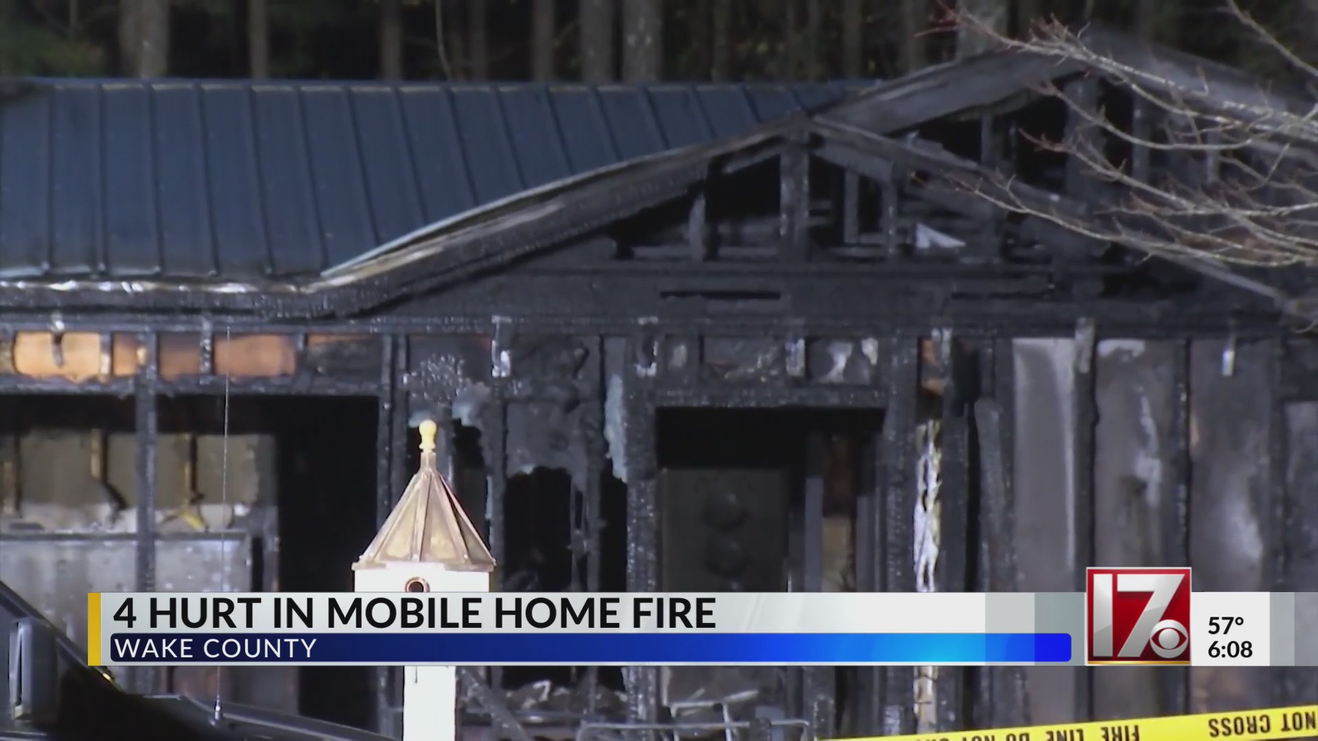 4 injured in Wake Co. house fire near Rolesville – CBS17.com
