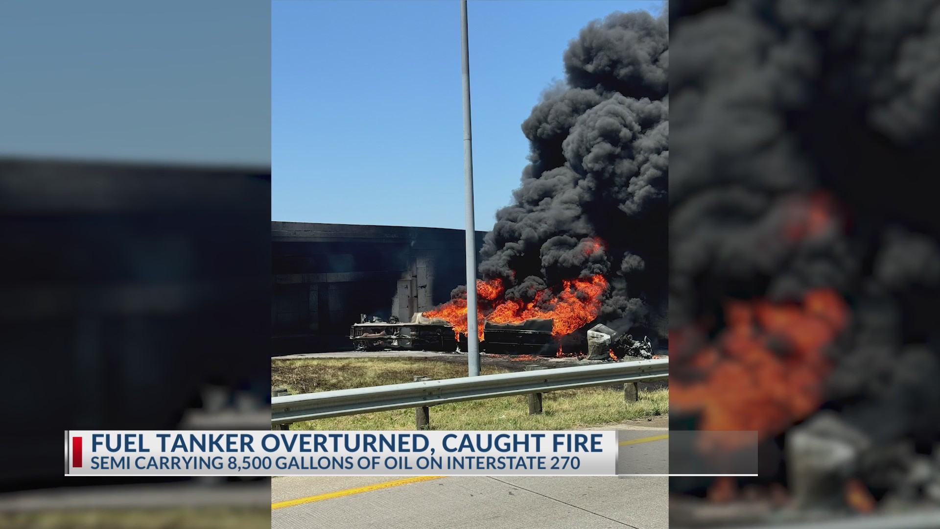 Large fire over northeast Columbus highway – NBC4 WCMH-TV