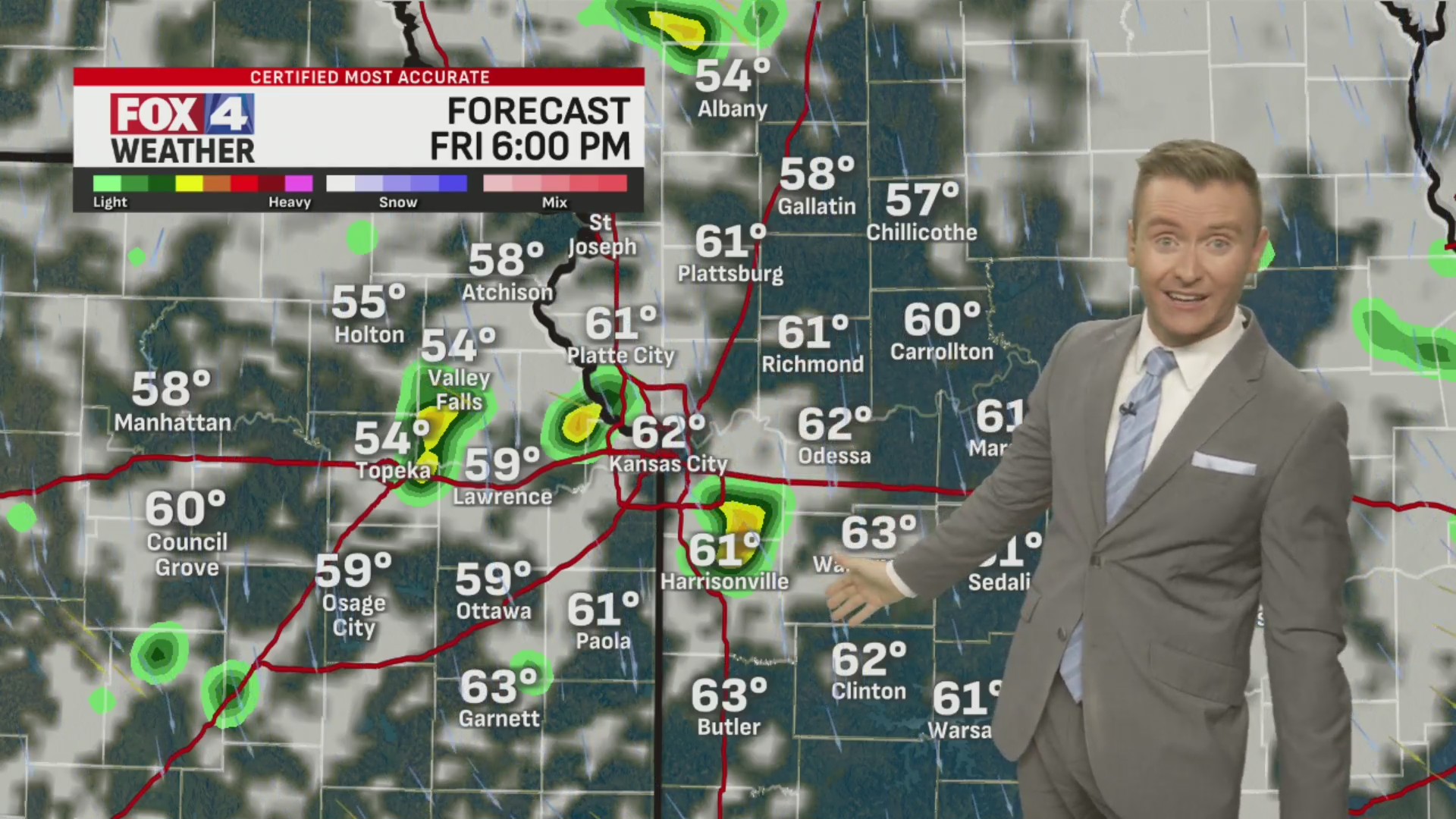 Friday afternoon forecast – FOX 4 Kansas City WDAF-TV | News, Weather ...