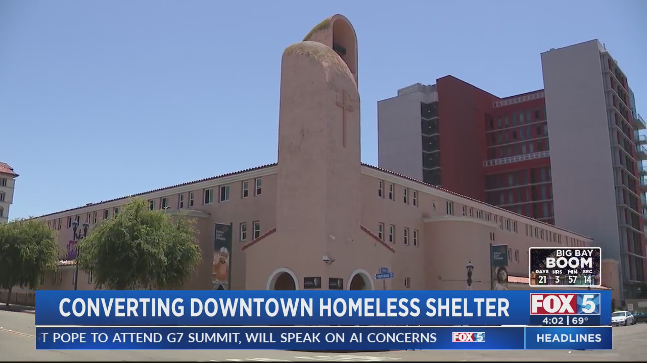 Converting downtown homeless shelter – FOX 5 San Diego & KUSI News