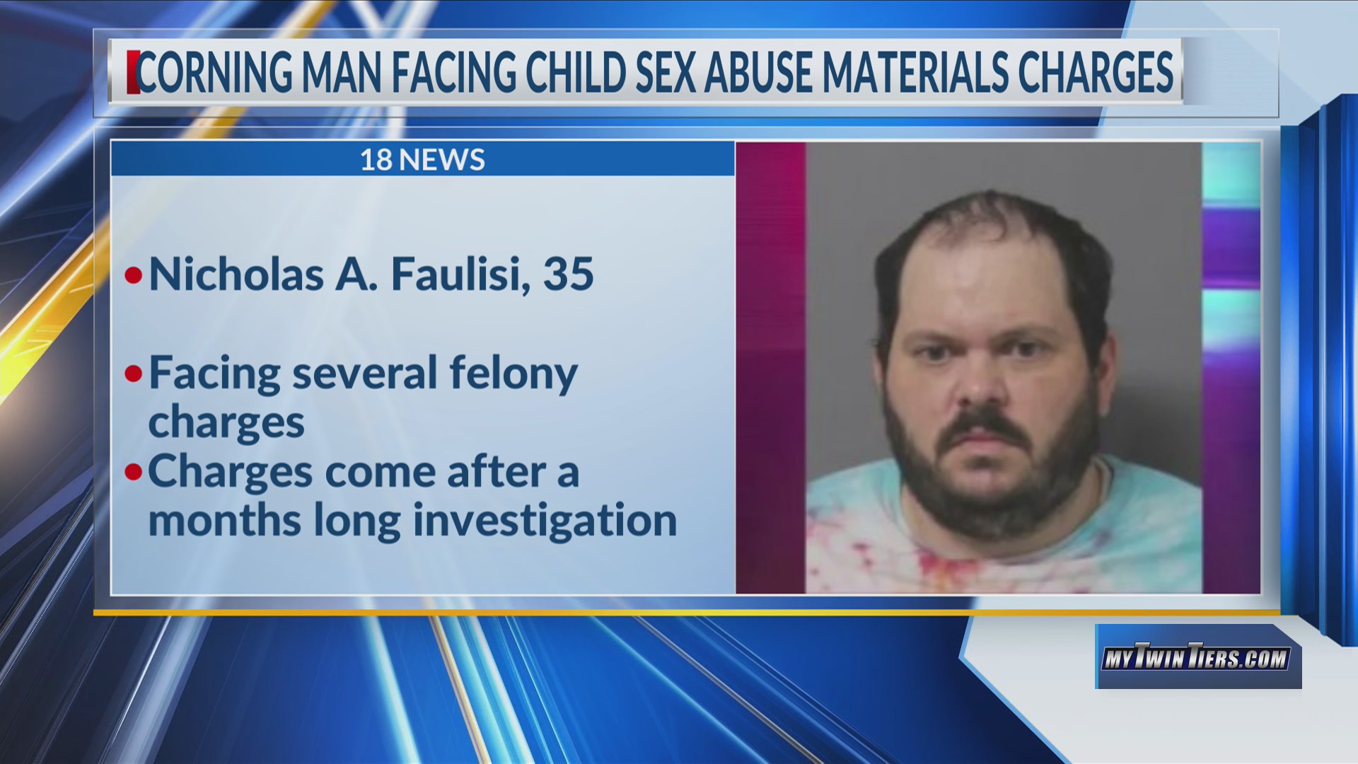 Corning man arrested on possession of child sexual abuse materials ...