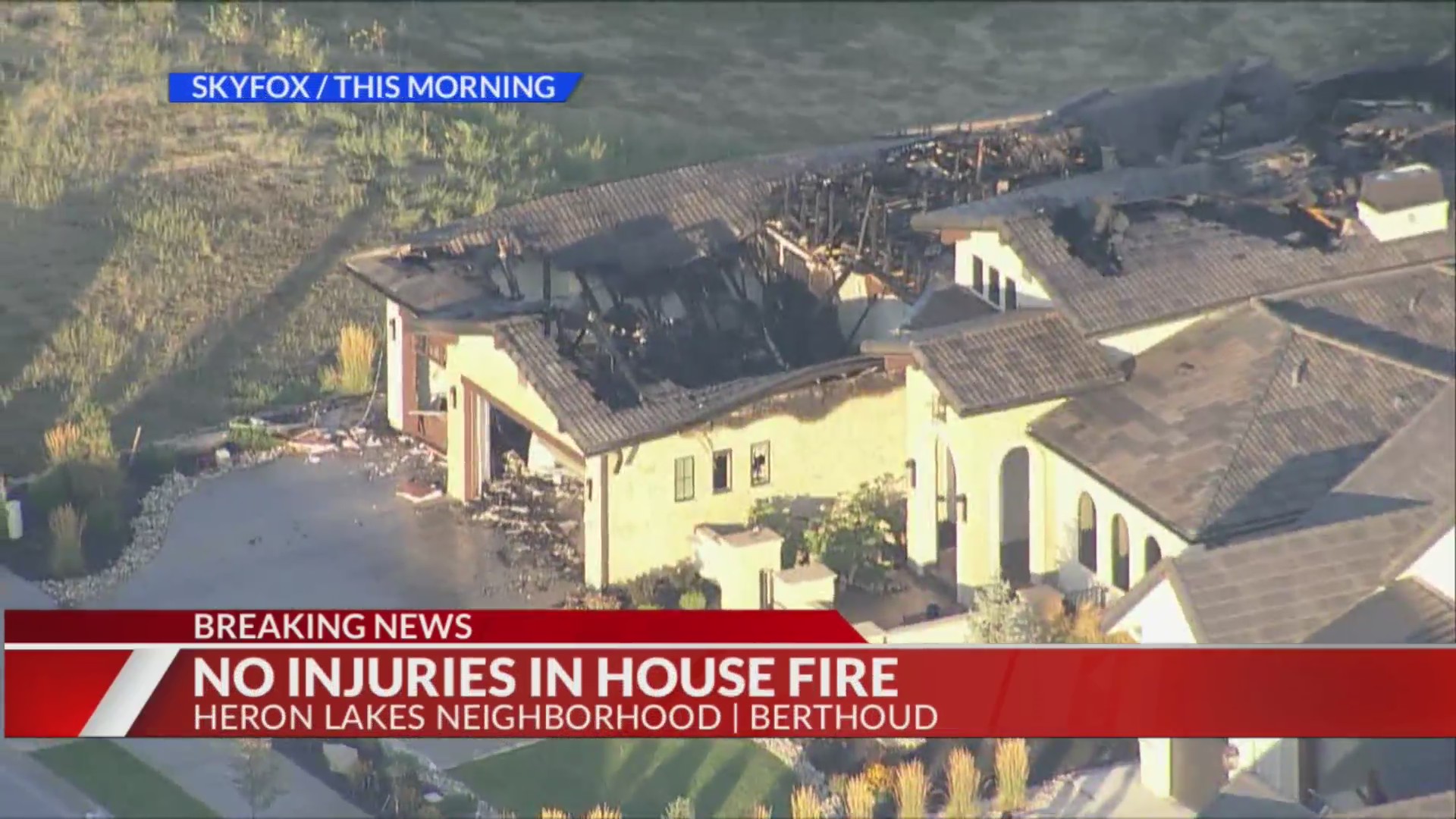 Crews battle early morning house fire near Berthoud – FOX31 Denver