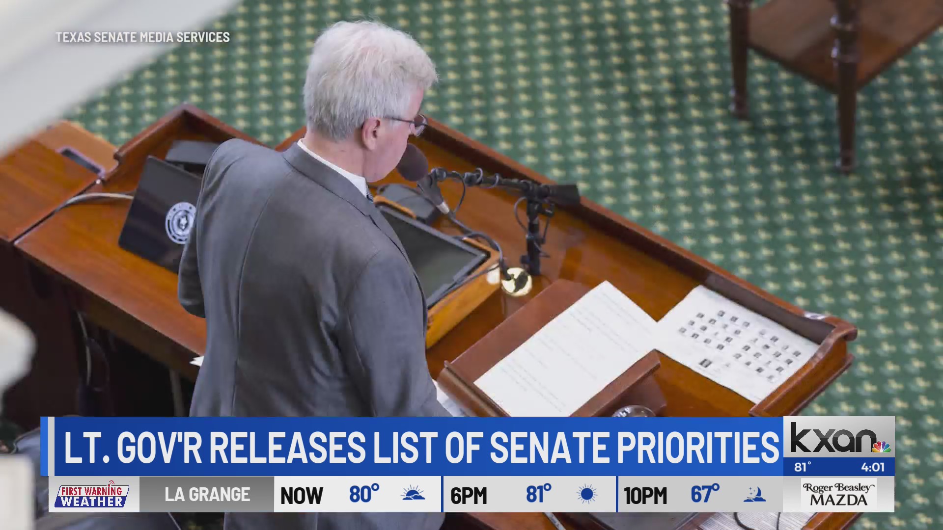INSIGHT: Lt. Gov. Dan Patrick lists 2025 priorities – KXAN Austin