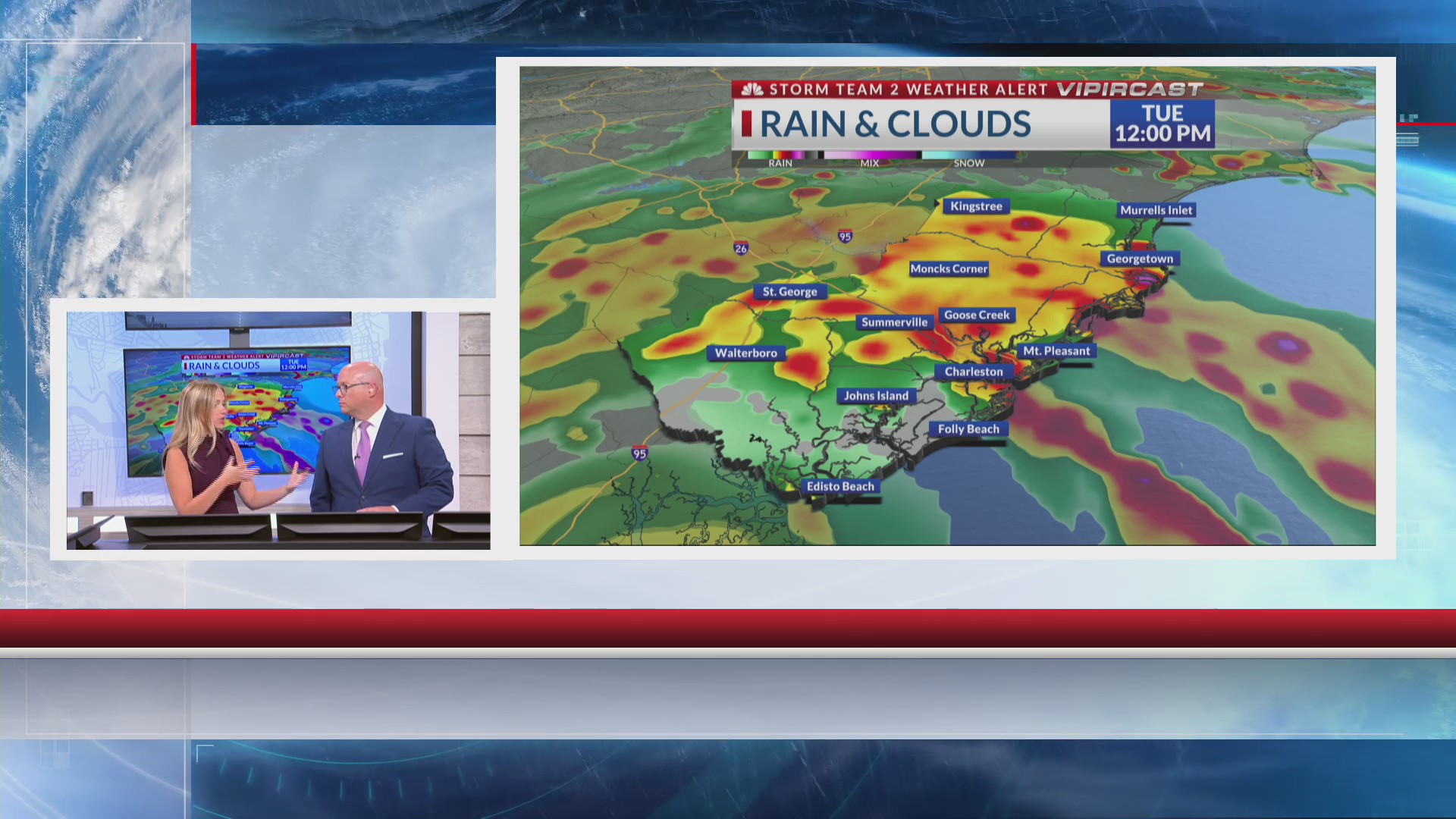 Heavy rain continues in Charleston area due to Tropical Storm Debby ...