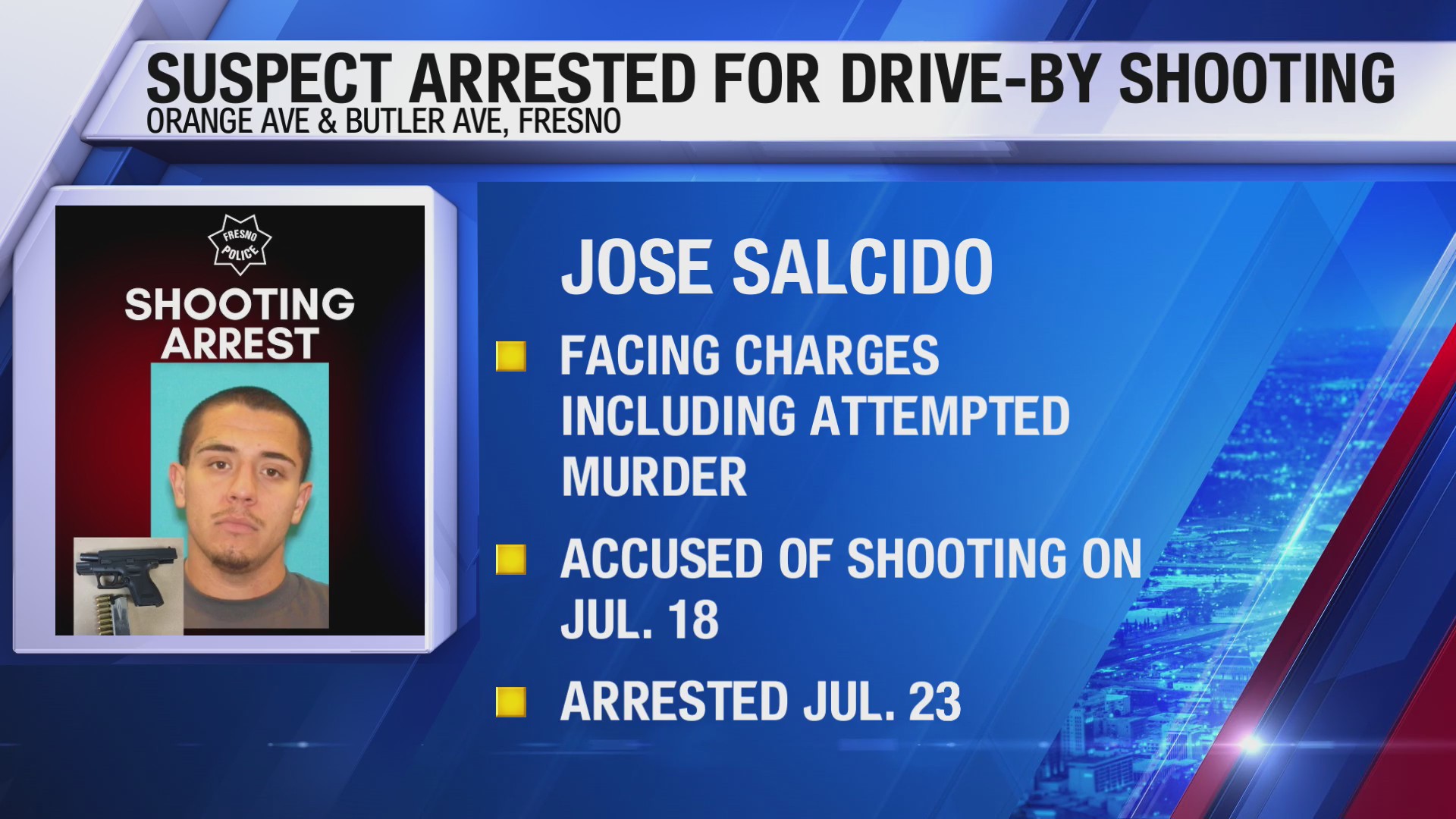 Man arrested in Fresno shooting after handing bag to mom, police say ...