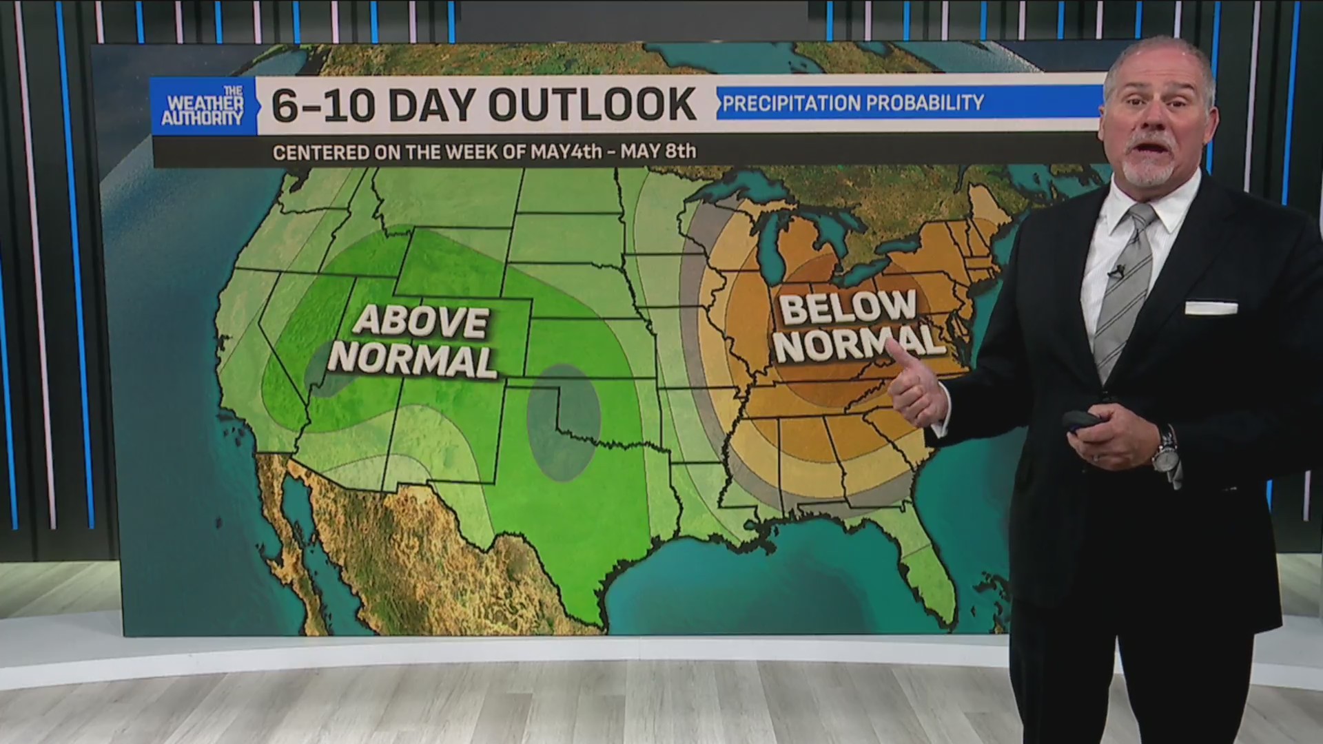 Daily rain chances return to close April and start May; Pattern change ...