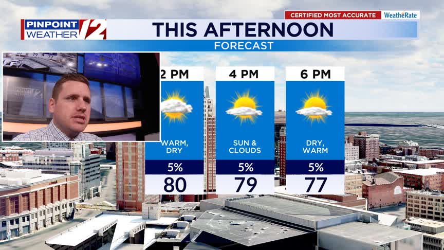 WPRI 12 Weather Now 7/12/25: Early Clouds Giving Way to Partly Sunny ...