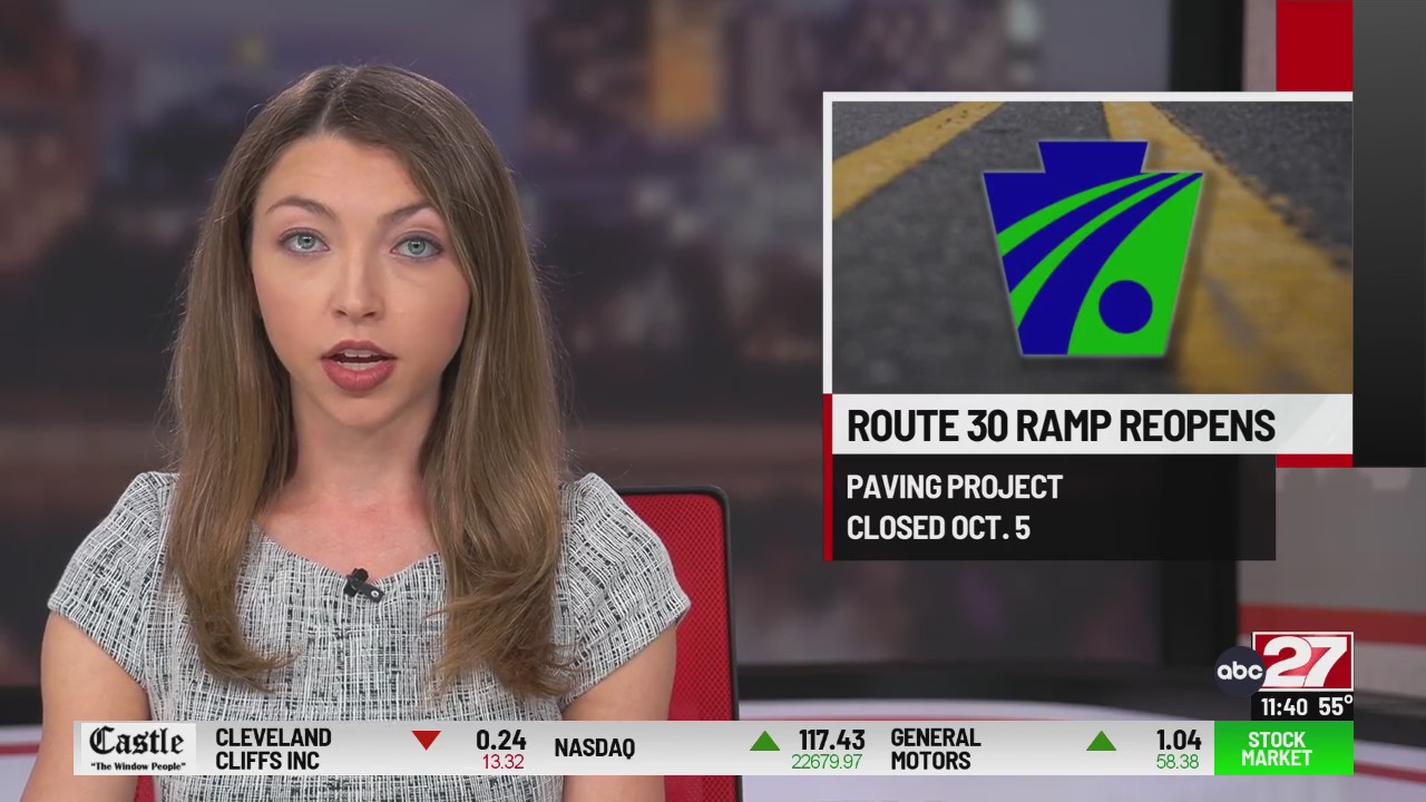Route 30 ramp reopens after reconstruction project – ABC27