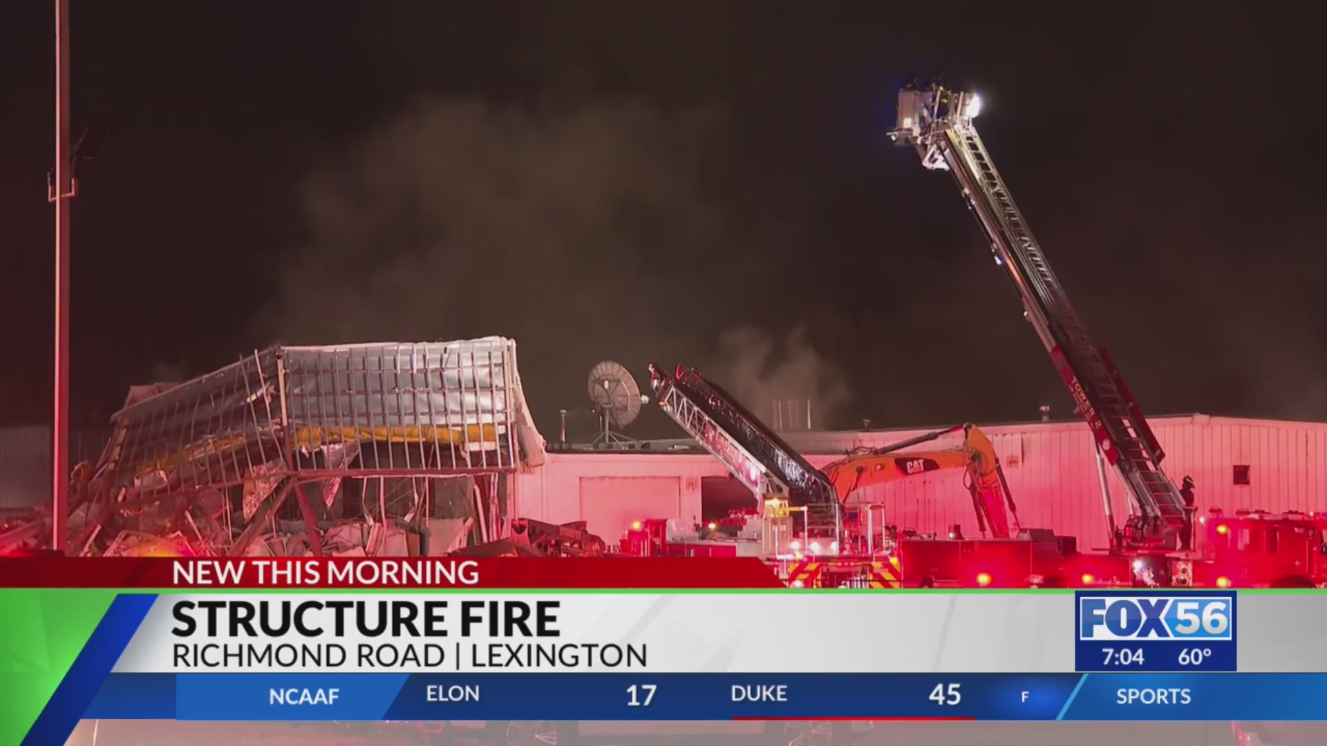 Crews respond to fire at Lexington car dealership building – FOX 56 News