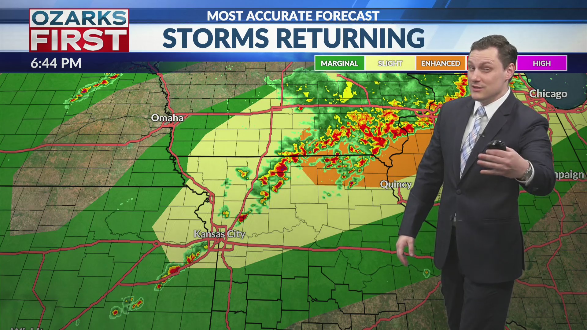 Storms and rain returning this weekend – KOLR – OzarksFirst.com
