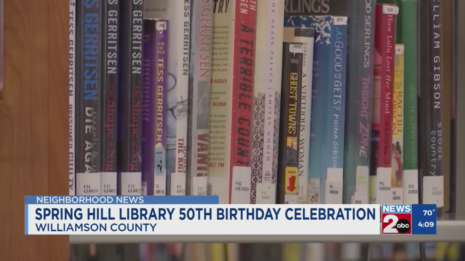 Spring Hill Library celebrates 50 years serving the community WKRN News 2