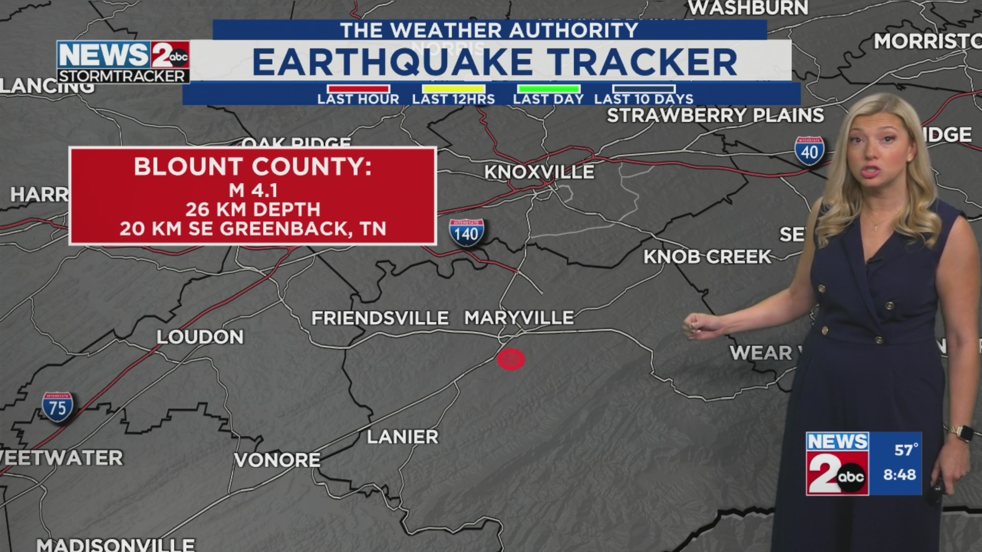 Earthquake in East TN – WKRN News 2