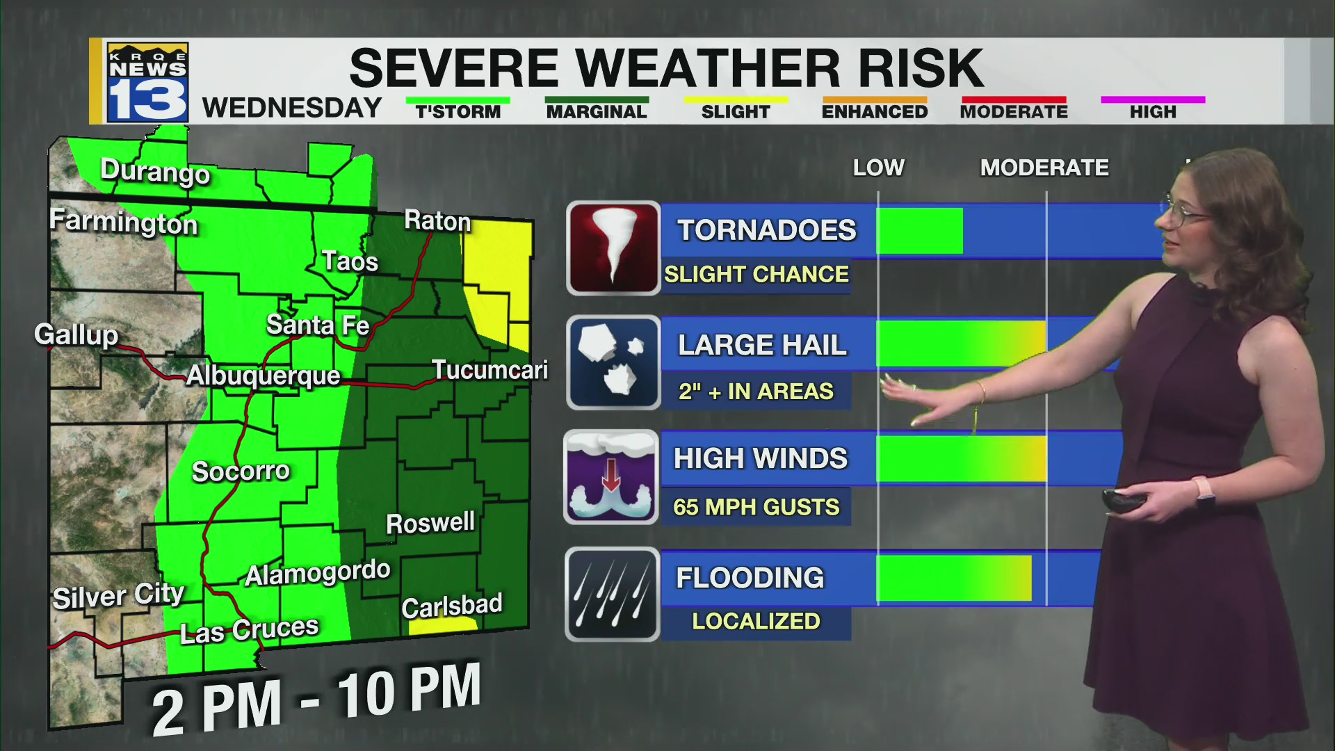 Severe storm chances continue this afternoon – KRQE NEWS 13 – Breaking ...