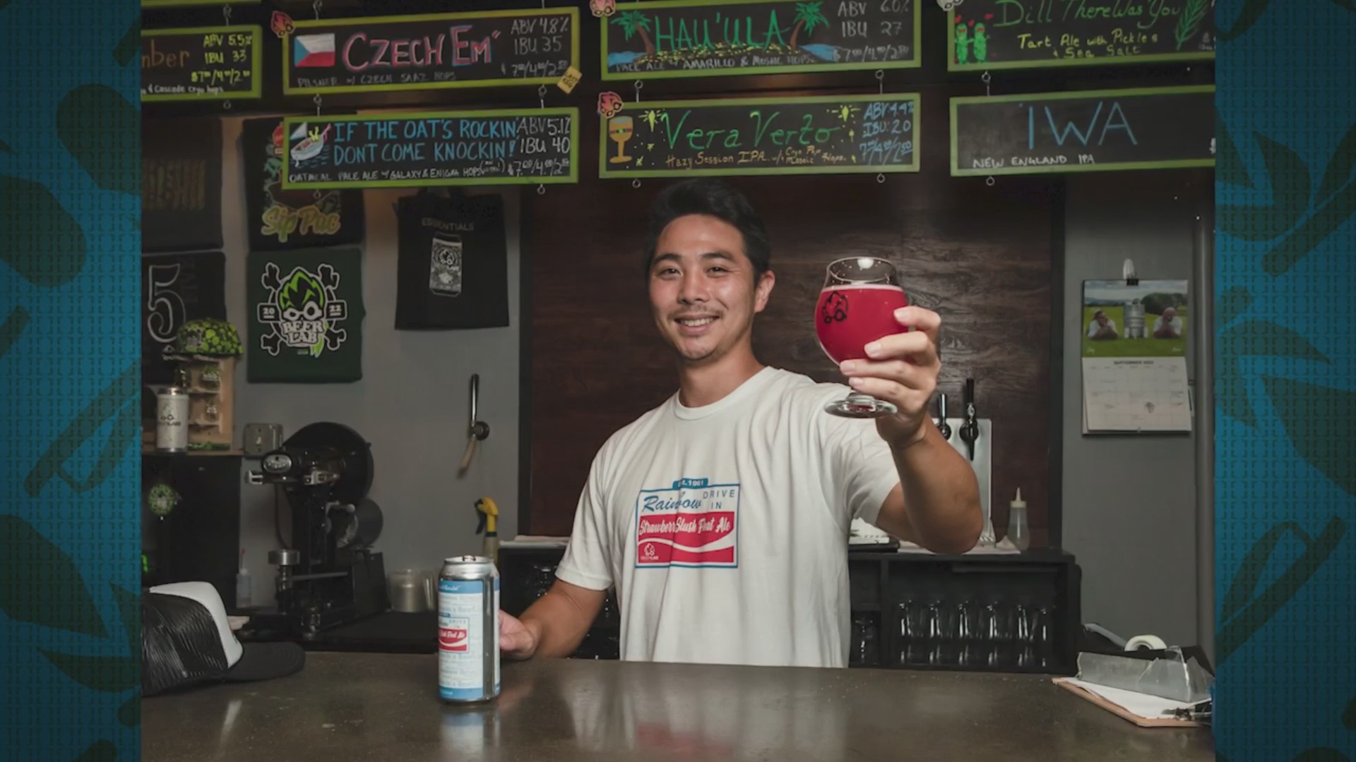 Rainbow DriveIn & Beer Lab Hawaii Launch Limited Edition Green Rivah