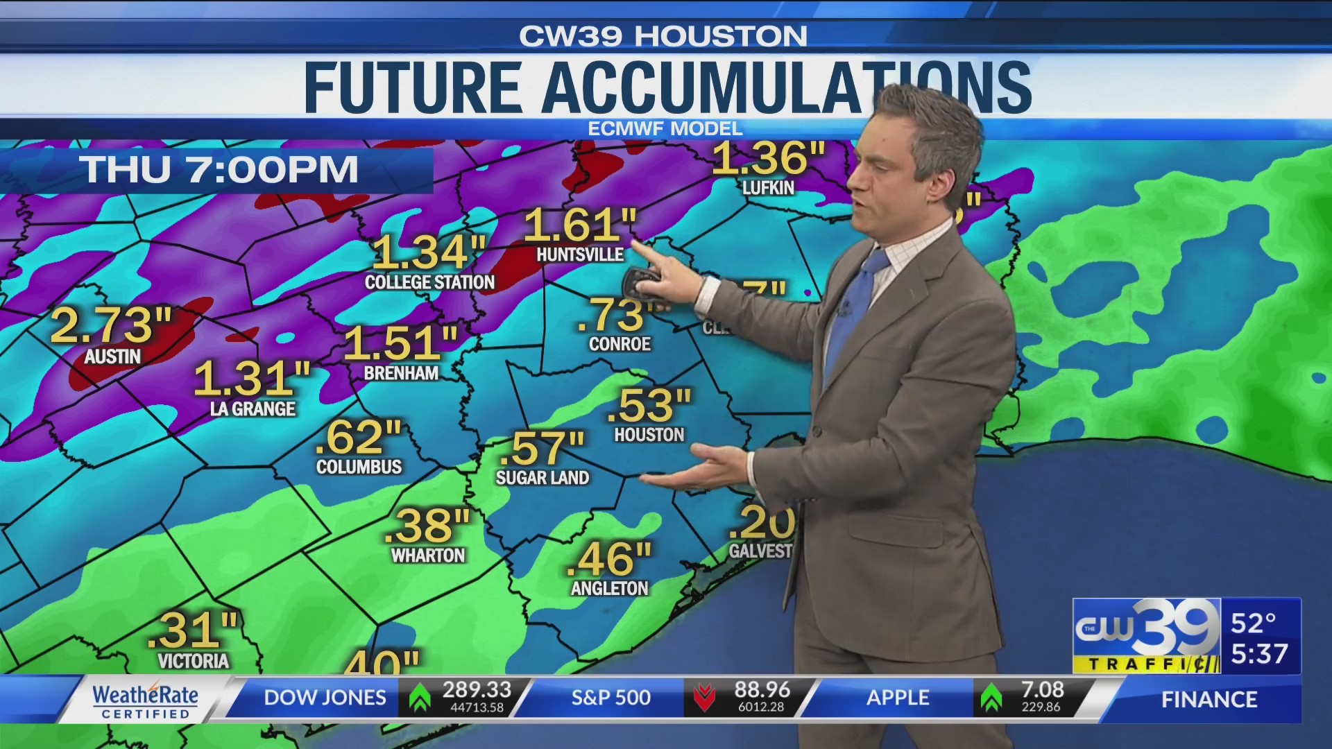 Rain Thursday to bring isolated heavier storms in some areas | CW39 ...