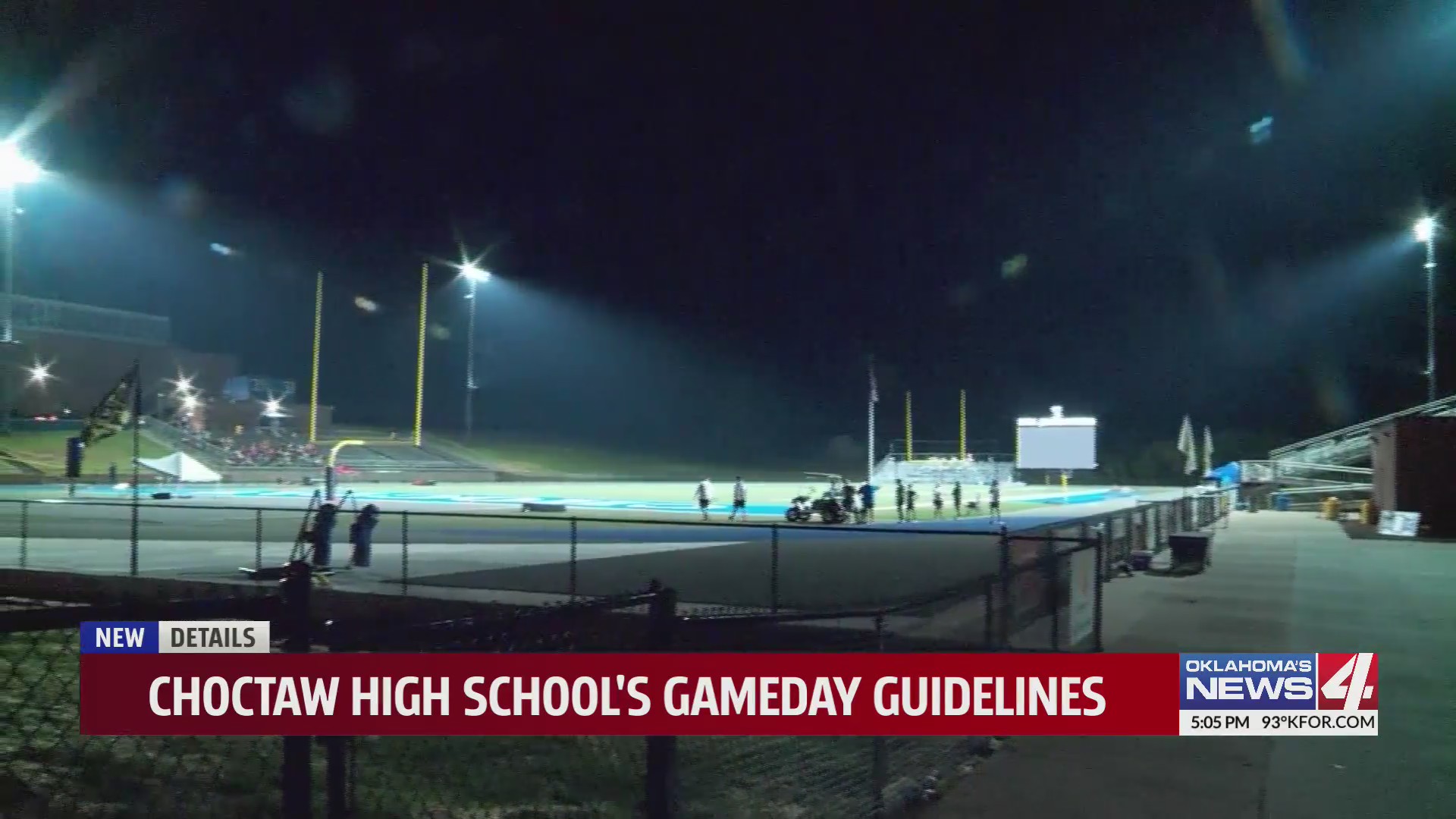 Choctaw High School’s gameday guidelines Oklahoma City