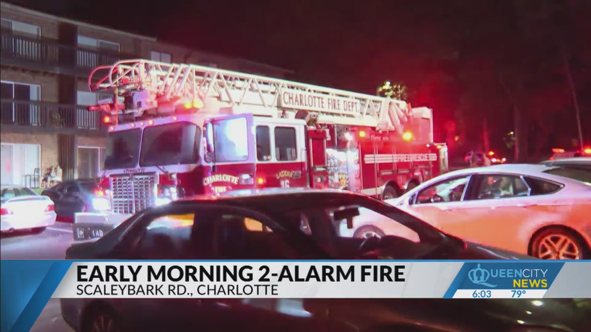 Crews battle 2-alarm fire in south Charlotte, 3 evaluated for smoke ...