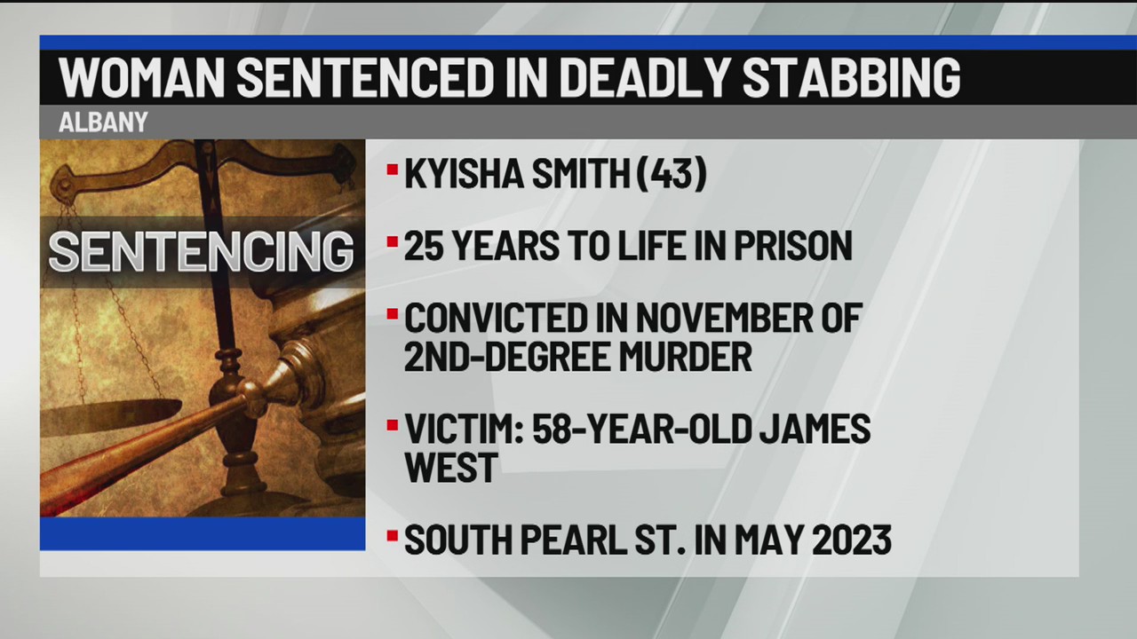 Woman sentenced in fatal Albany stabbing – NEWS10 ABC